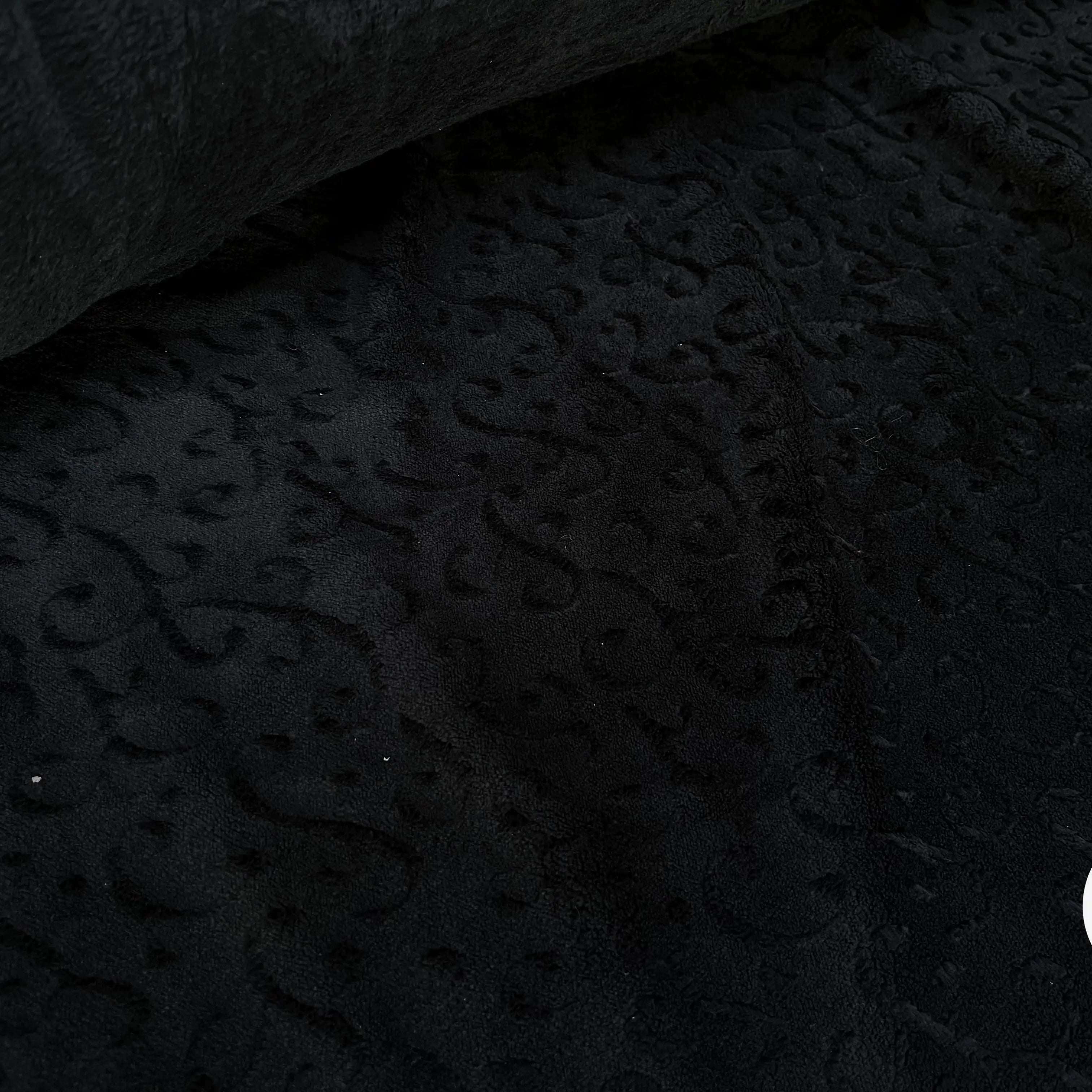 POLAIRE TOUT DOUX JACQUARD NOIR - My Little Coupon