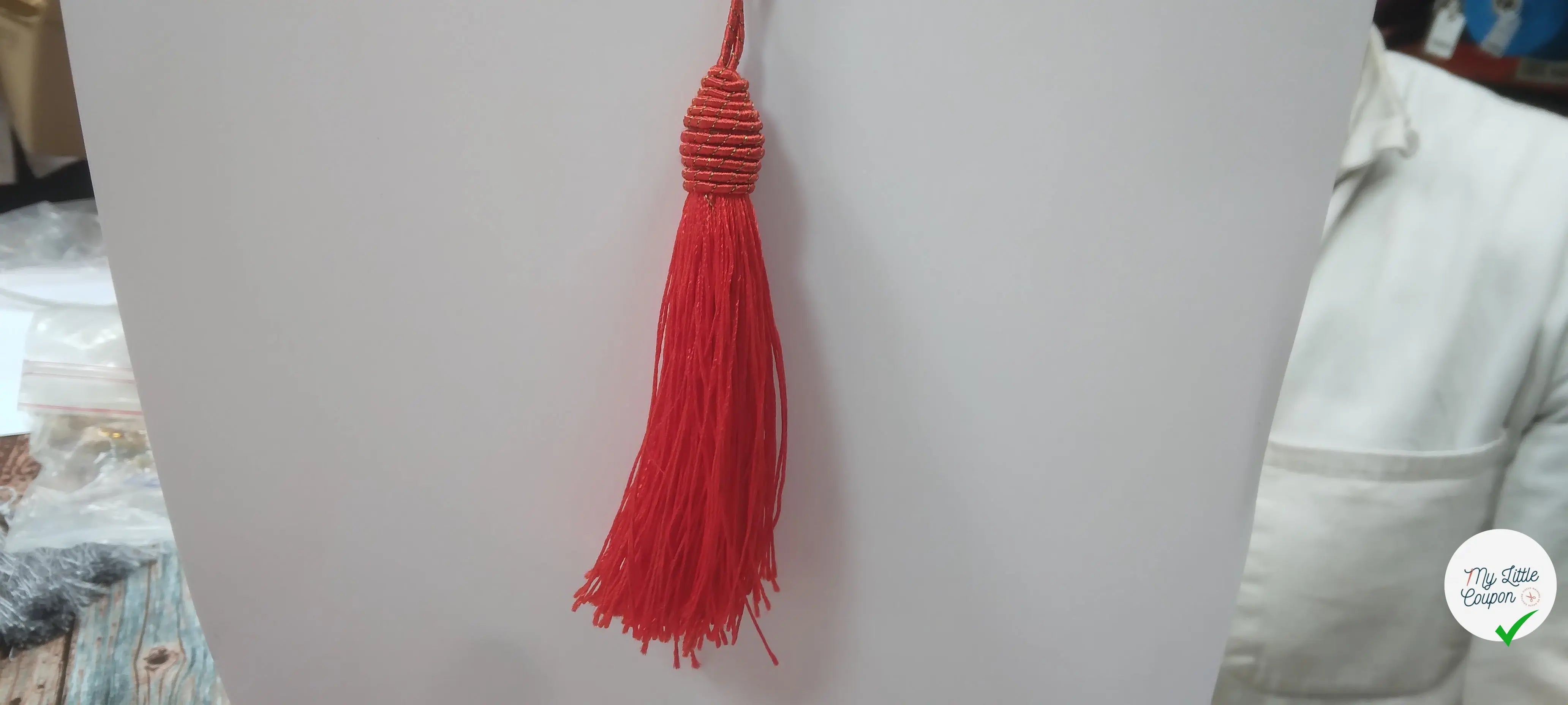 POMPON ROUGE 10CM (lot de 2) - My Little Coupon
