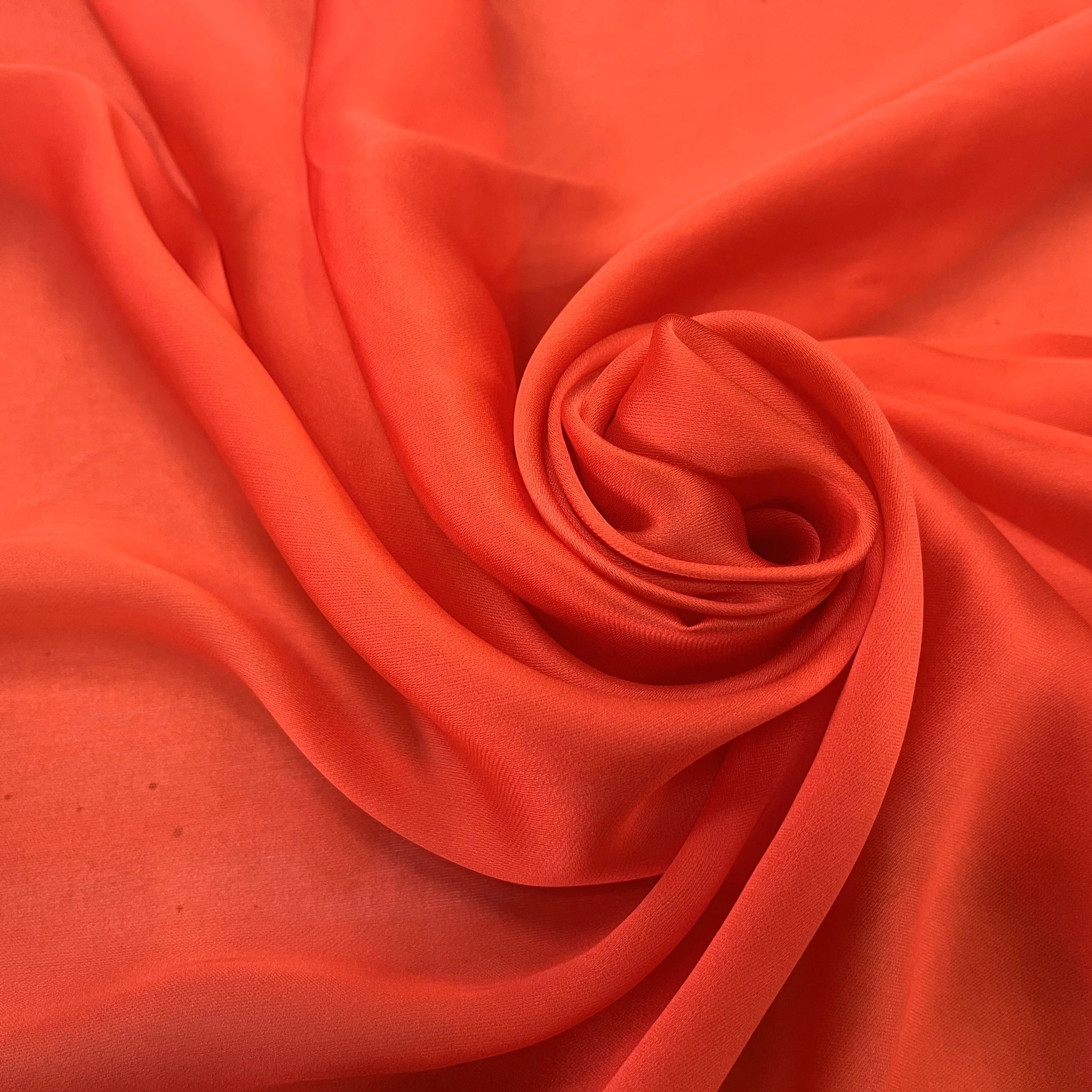 PONGÉ 100% SOIE ORANGE - My Little Coupon