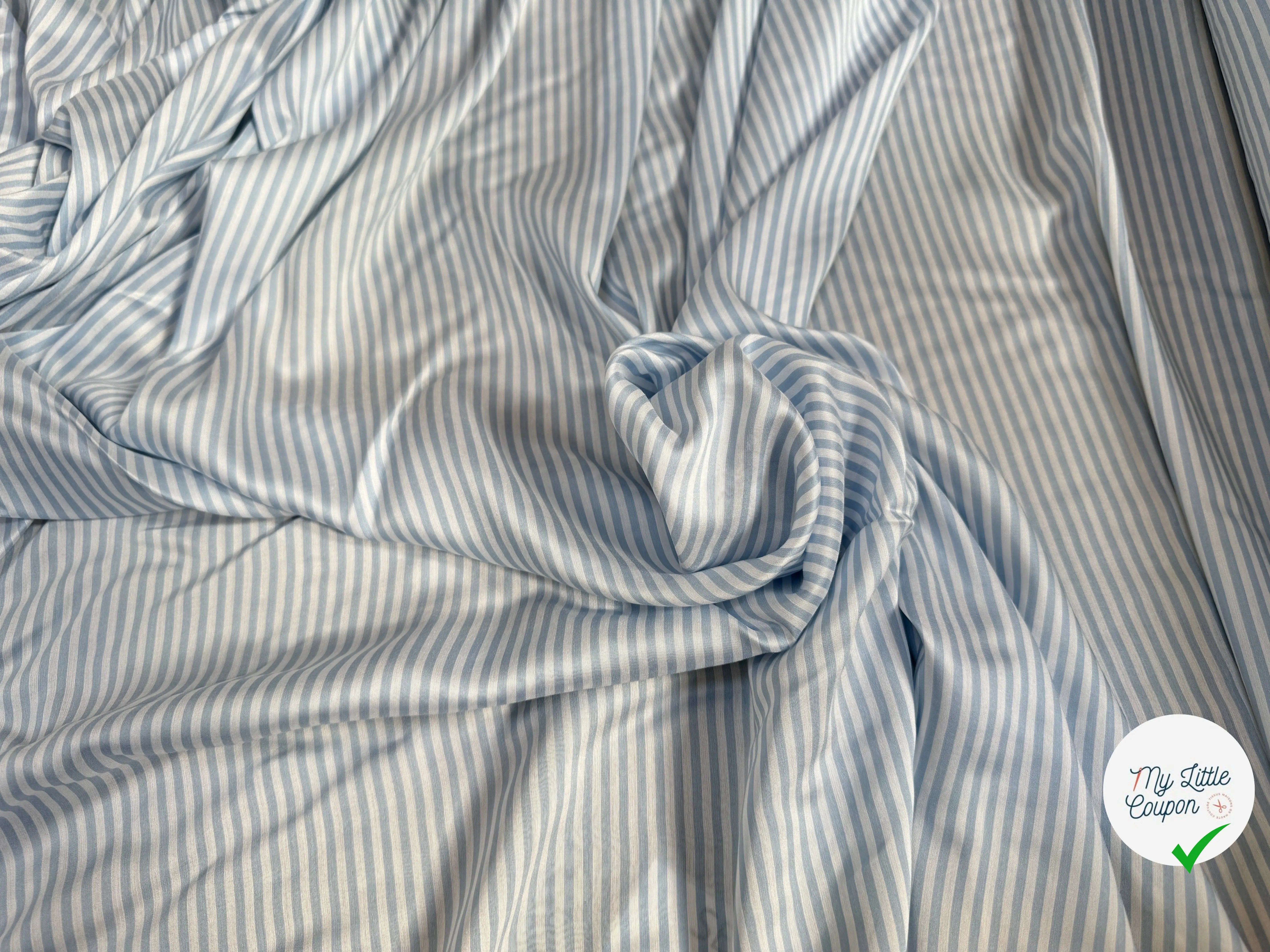 PONGINETTE RAYURES BLEU BLANC - My Little Coupon