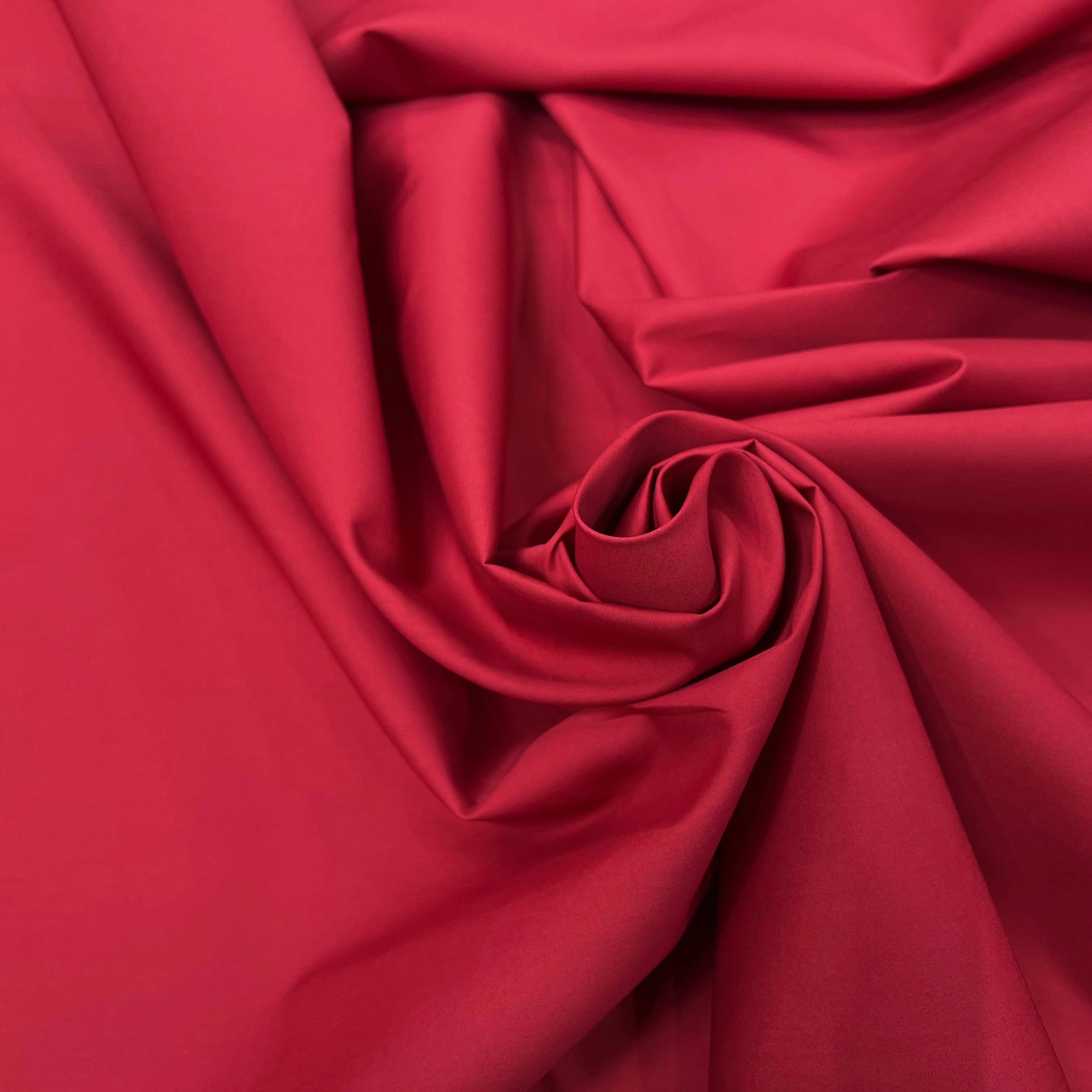 POPELINE COTON MERCERISE GRIOTTE LAIZE 150 - My Little Coupon