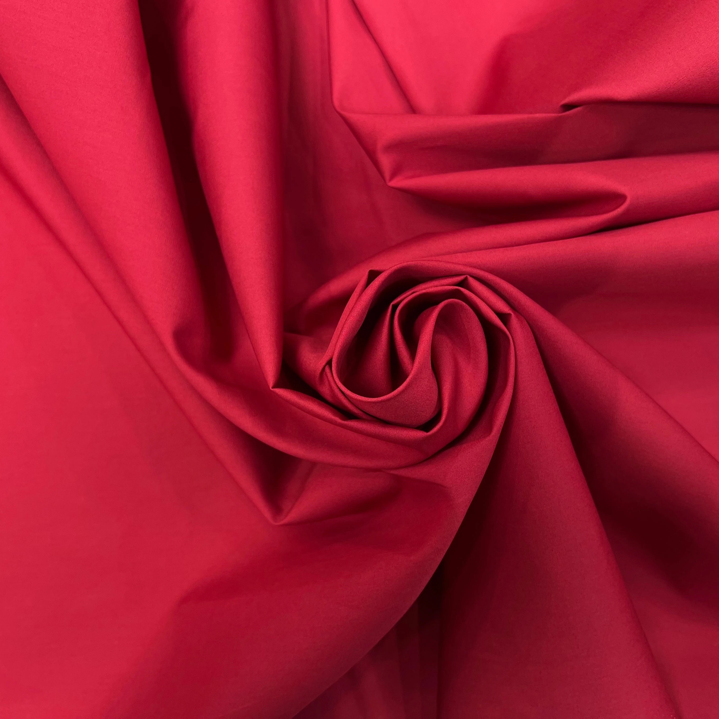 POPELINE COTON MERCERISE GRIOTTE LAIZE 150 - My Little Coupon