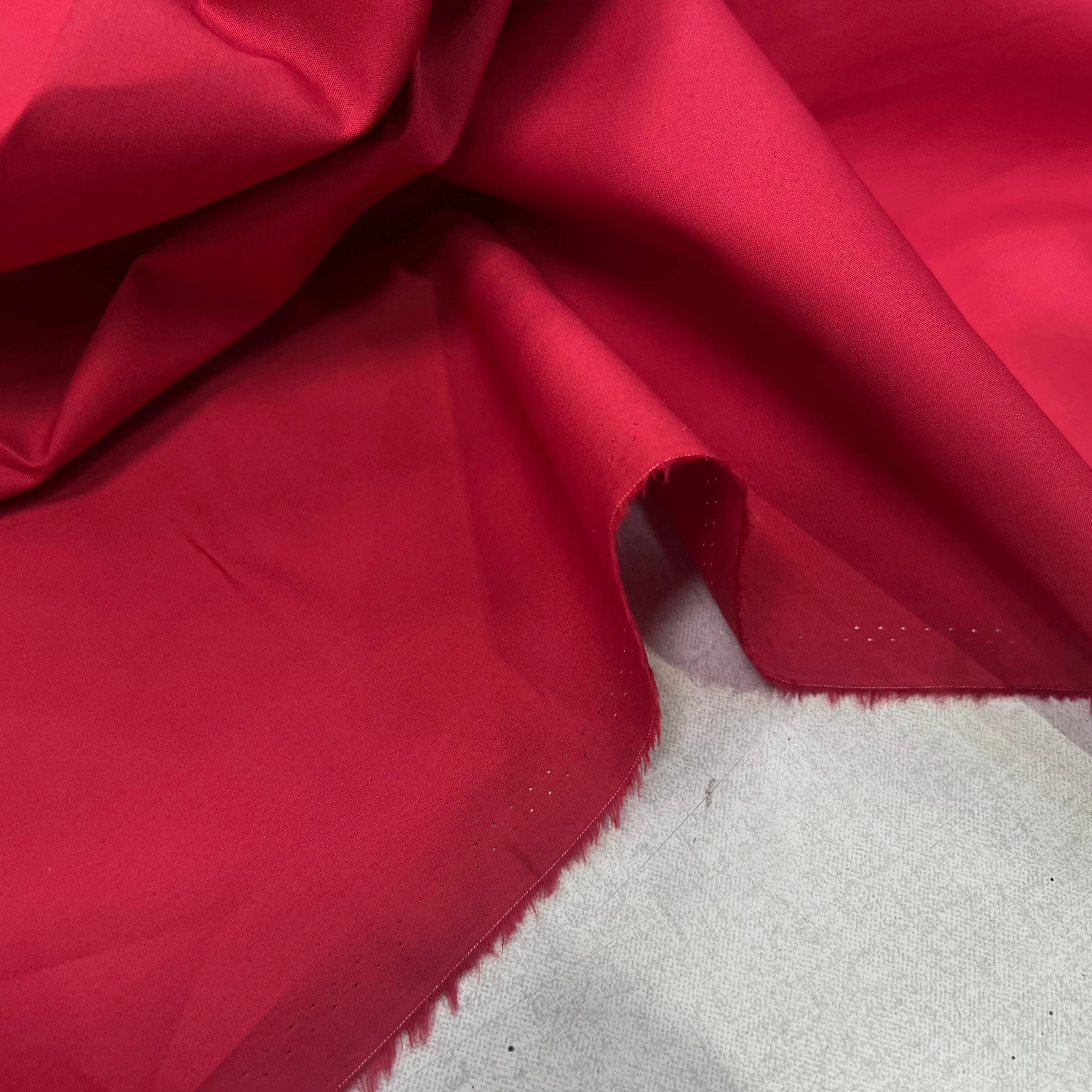 POPELINE COTON MERCERISE GRIOTTE LAIZE 150 - My Little Coupon