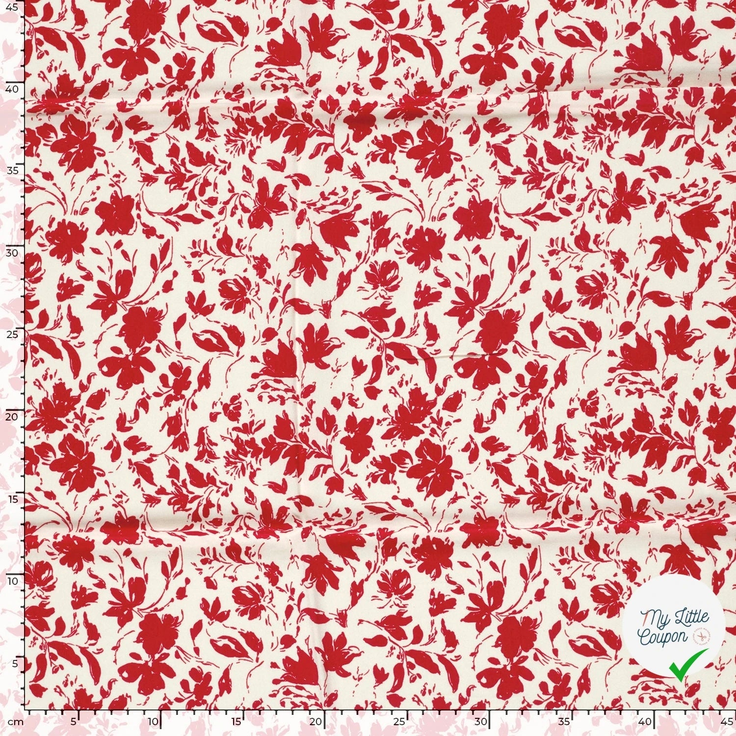 POPELINE DE BAMBOU FLOWERS 1 - My Little Coupon