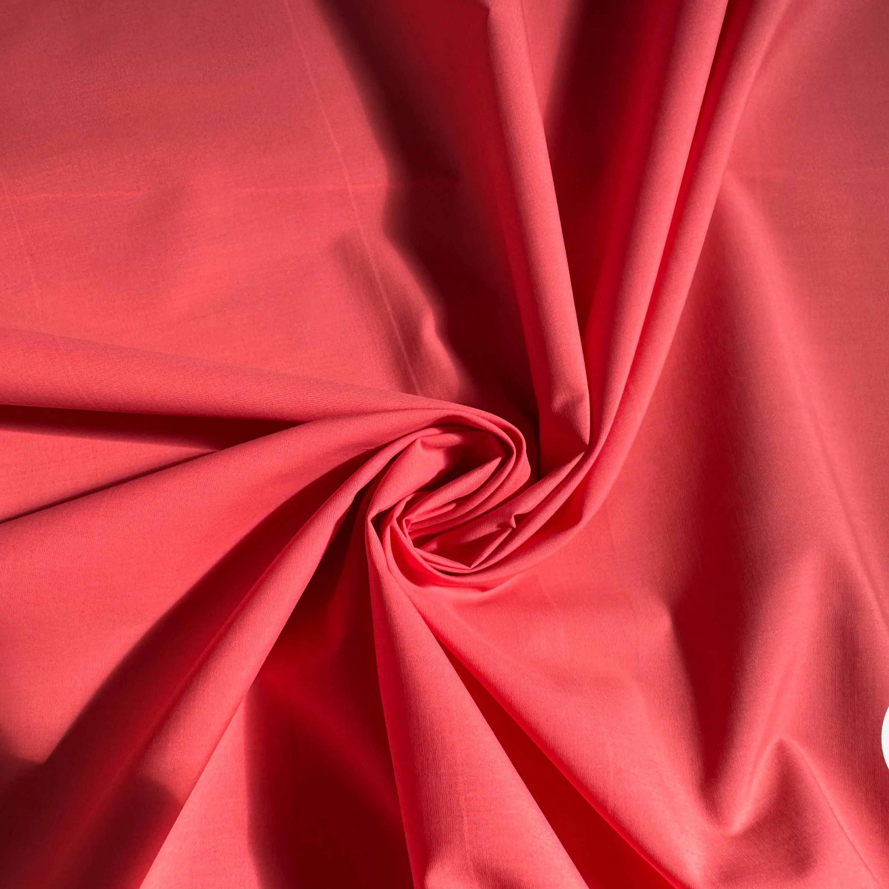 POPELINE DE COTON 100% COTON UNIE SAUMON - My Little Coupon