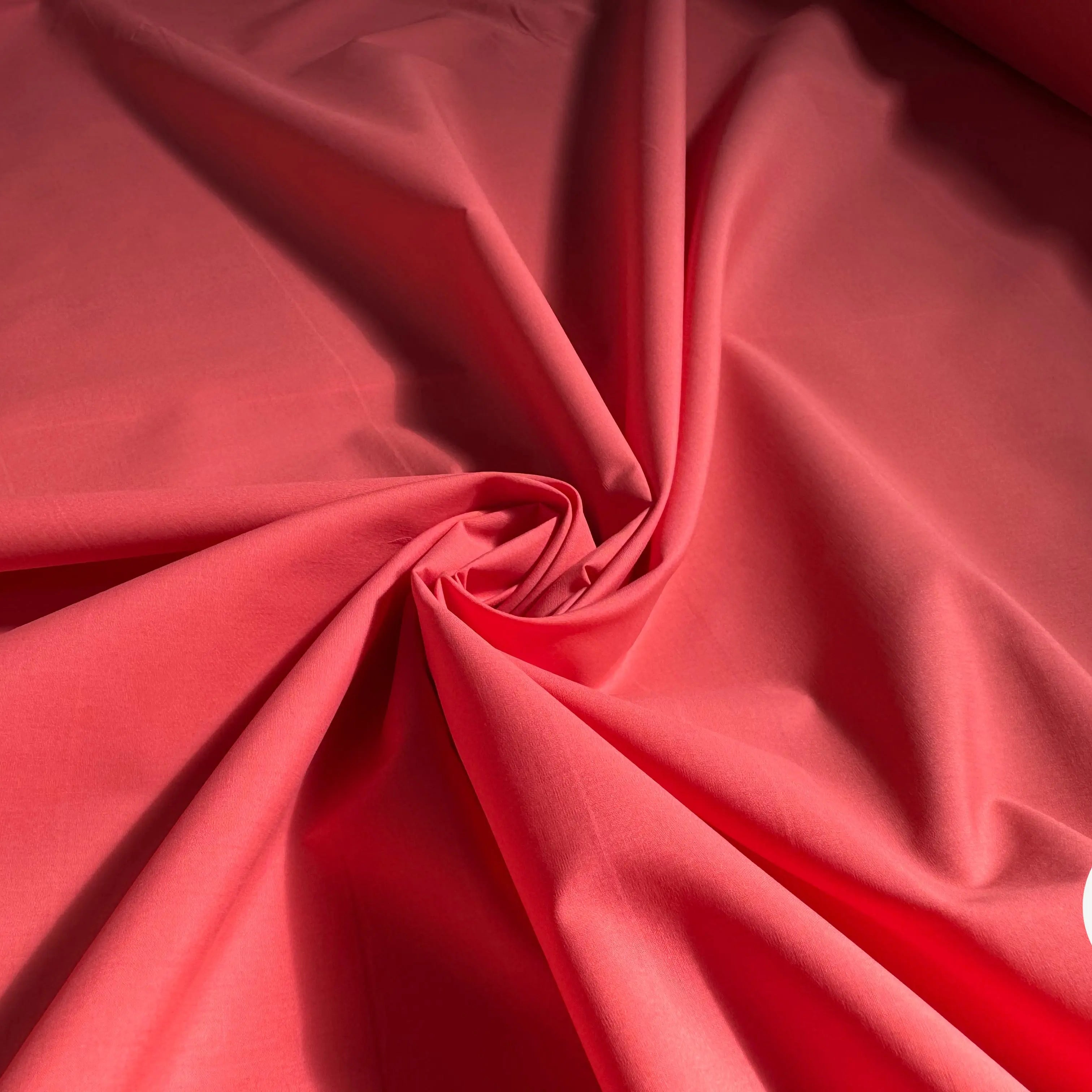 POPELINE DE COTON 100% COTON UNIE SAUMON - My Little Coupon