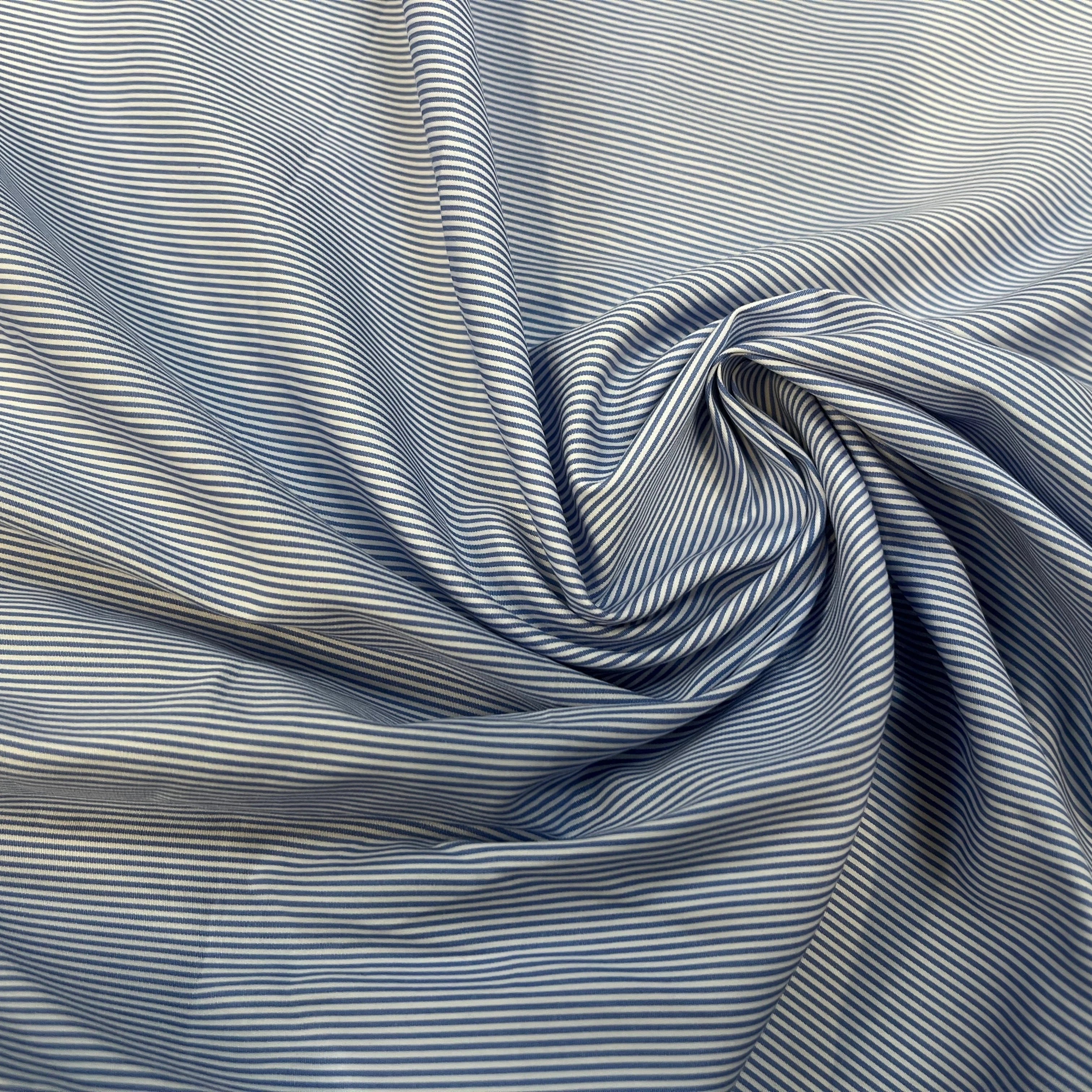 POPELINE DE COTON BICOLORE BLEU ET ORANGE BY RAYMOND - My Little Coupon