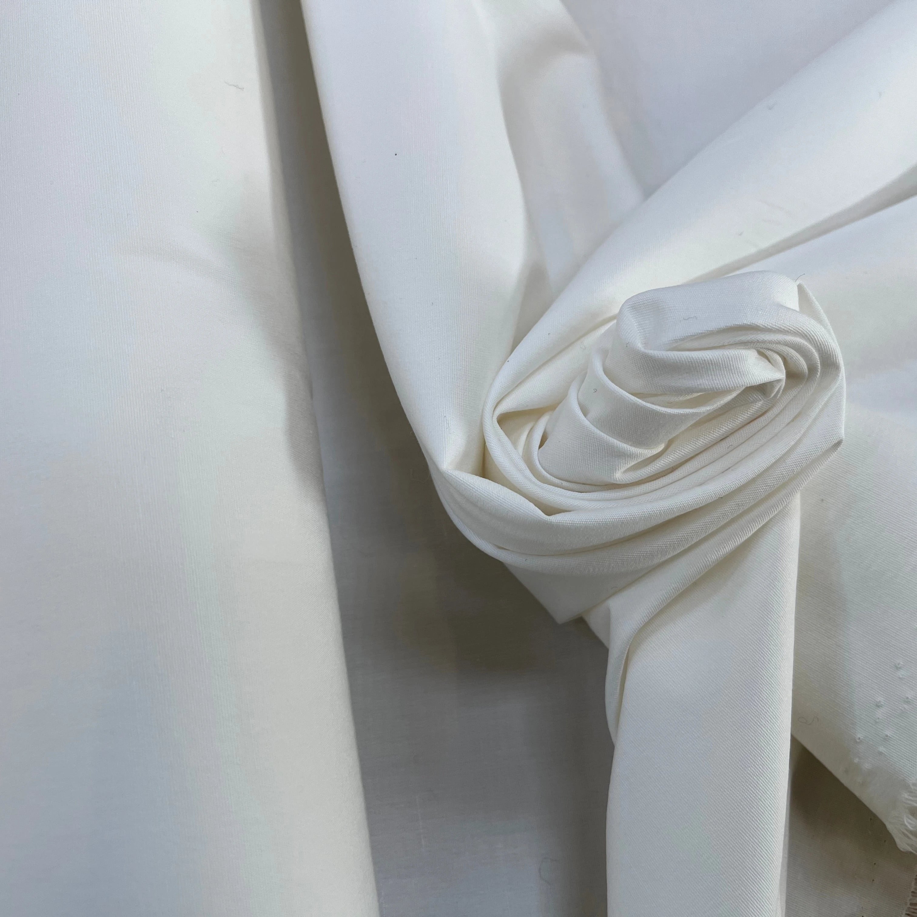 POPELINE DE COTON BLANC CHIC&DOUX - My Little Coupon