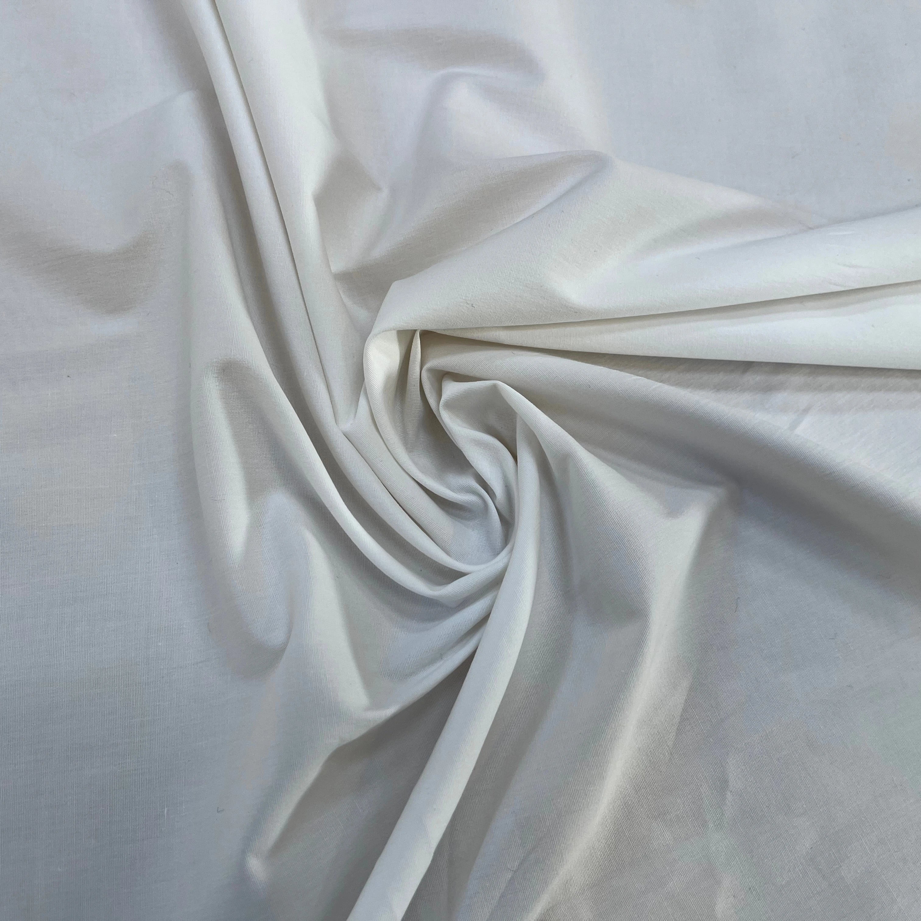 POPELINE DE COTON BLANC CHIC&DOUX - My Little Coupon