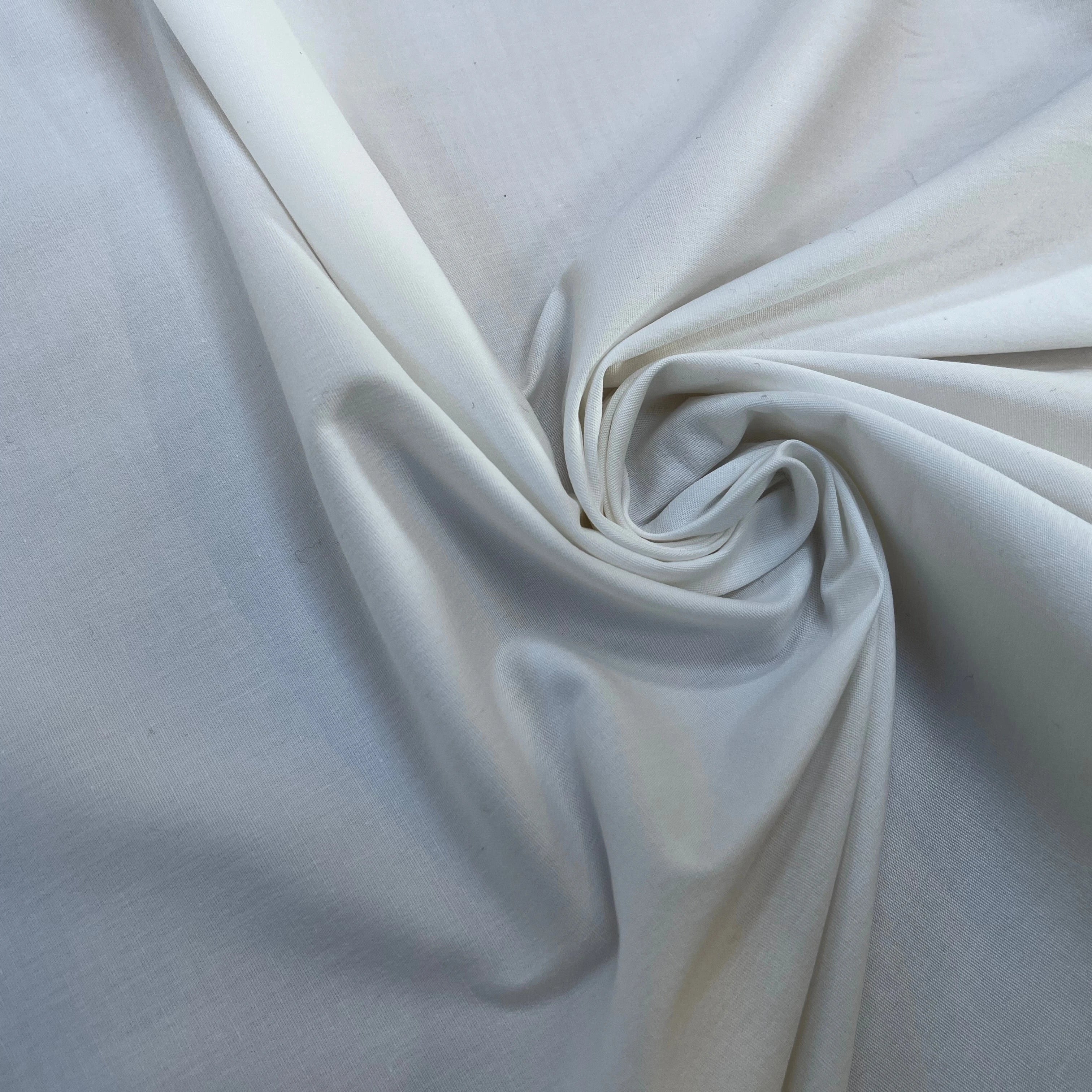 POPELINE DE COTON BLANC CHIC&DOUX - My Little Coupon