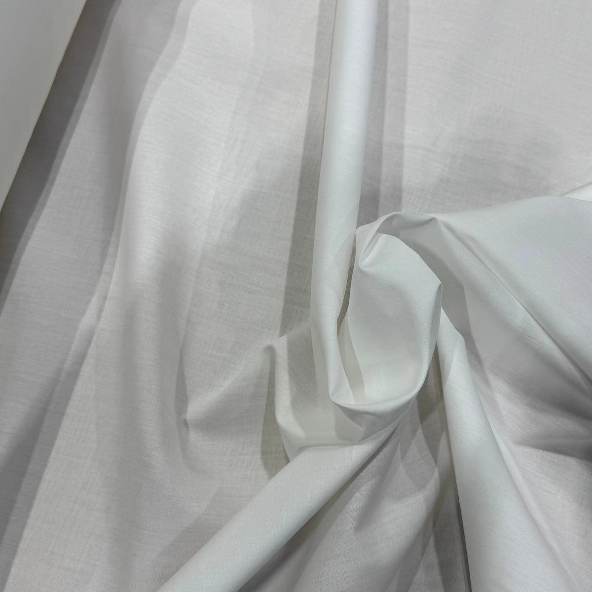 POPELINE DE COTON BLANCHE QUALITÉ COUTURE - My Little Coupon