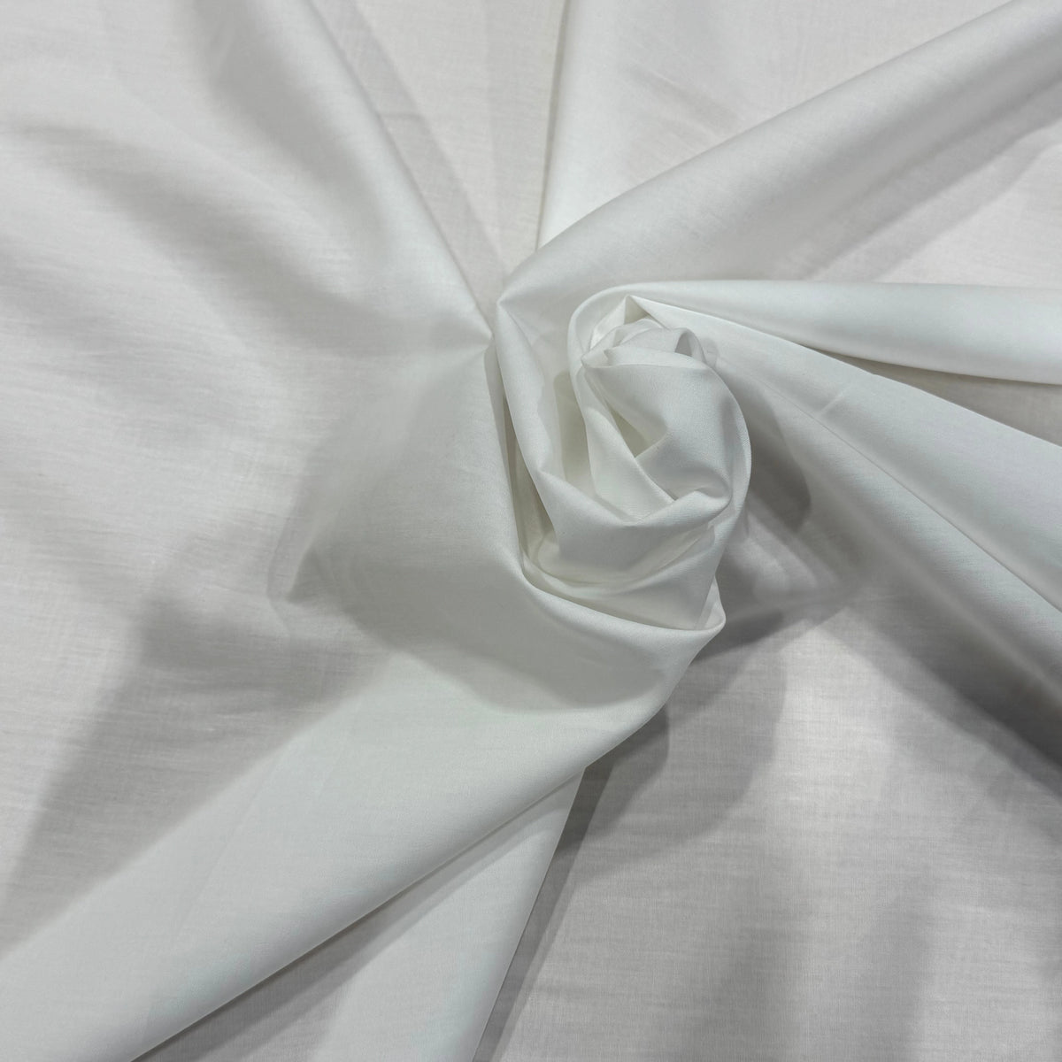 POPELINE DE COTON BLANCHE QUALITÉ COUTURE - My Little Coupon