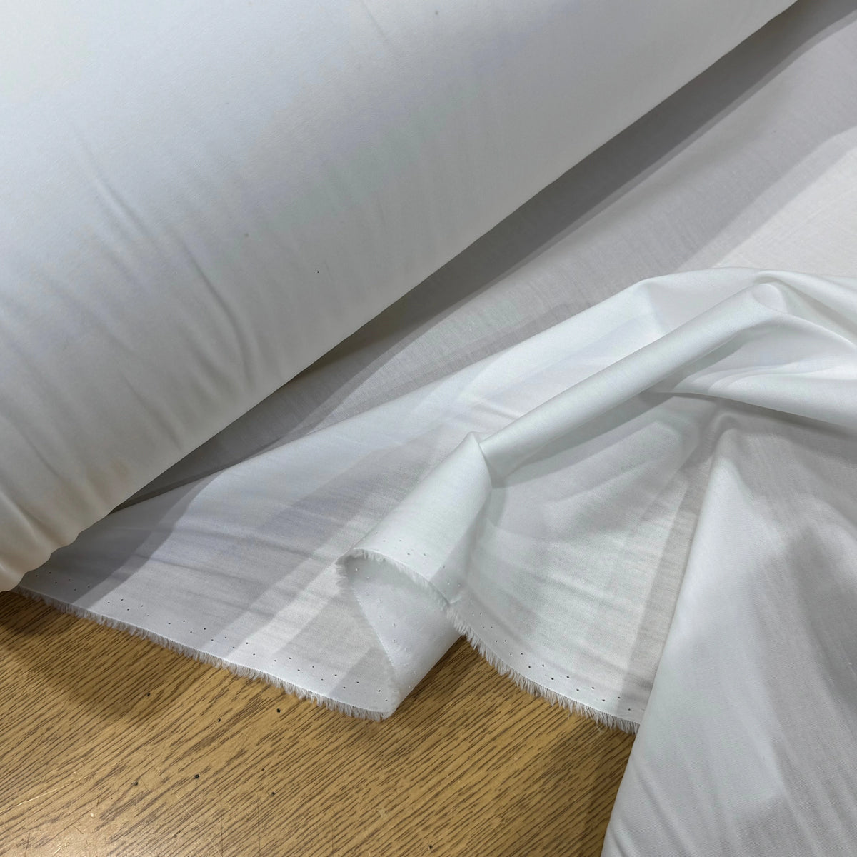 POPELINE DE COTON BLANCHE QUALITÉ COUTURE - My Little Coupon