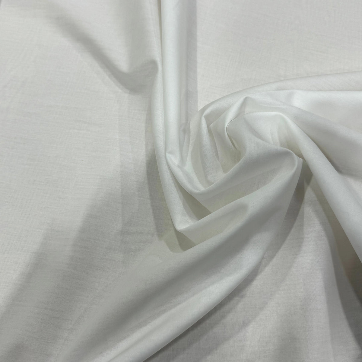 POPELINE DE COTON BLANCHE QUALITÉ COUTURE - My Little Coupon