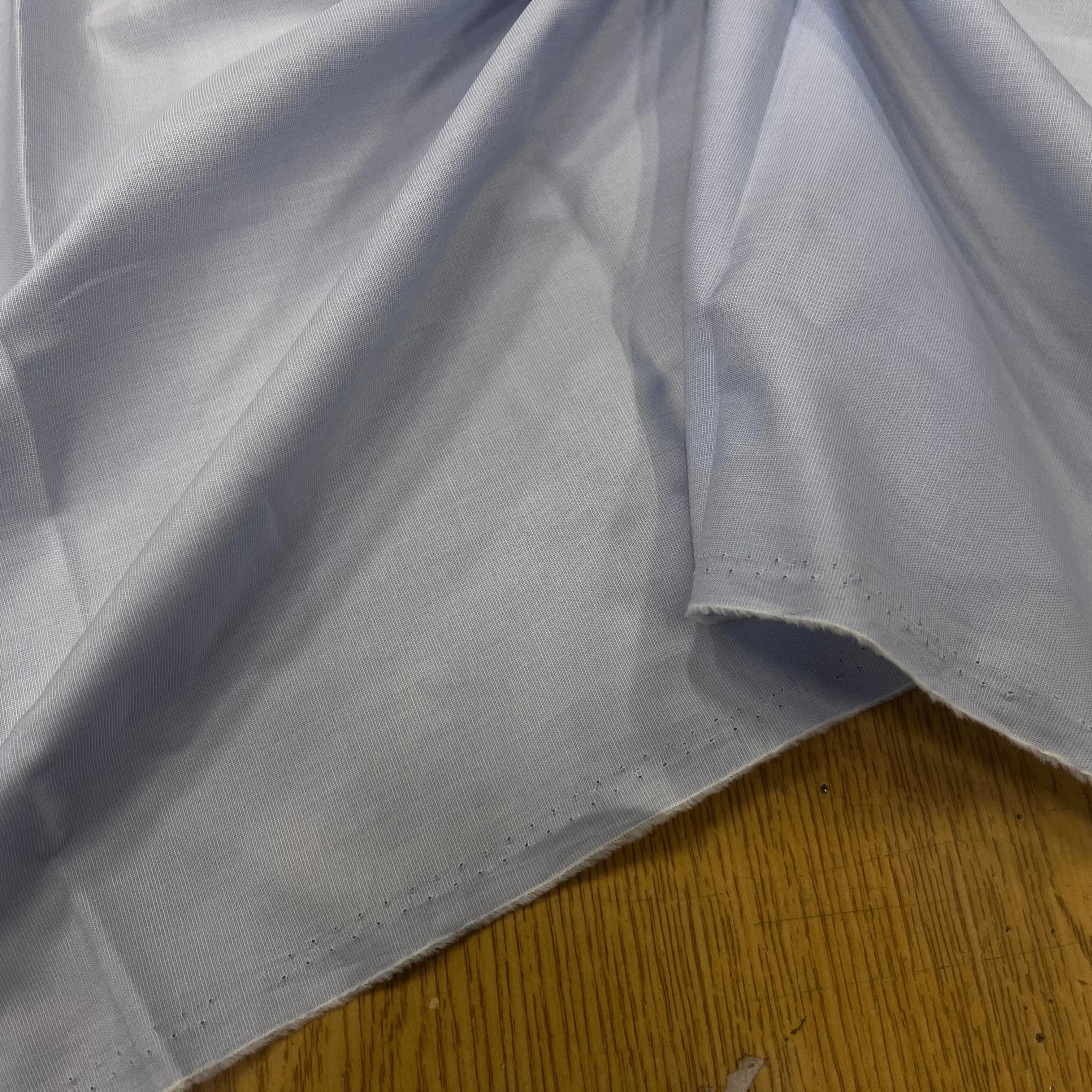 POPELINE DE COTON BLEU CIEL FLUIDE 145CM - My Little Coupon