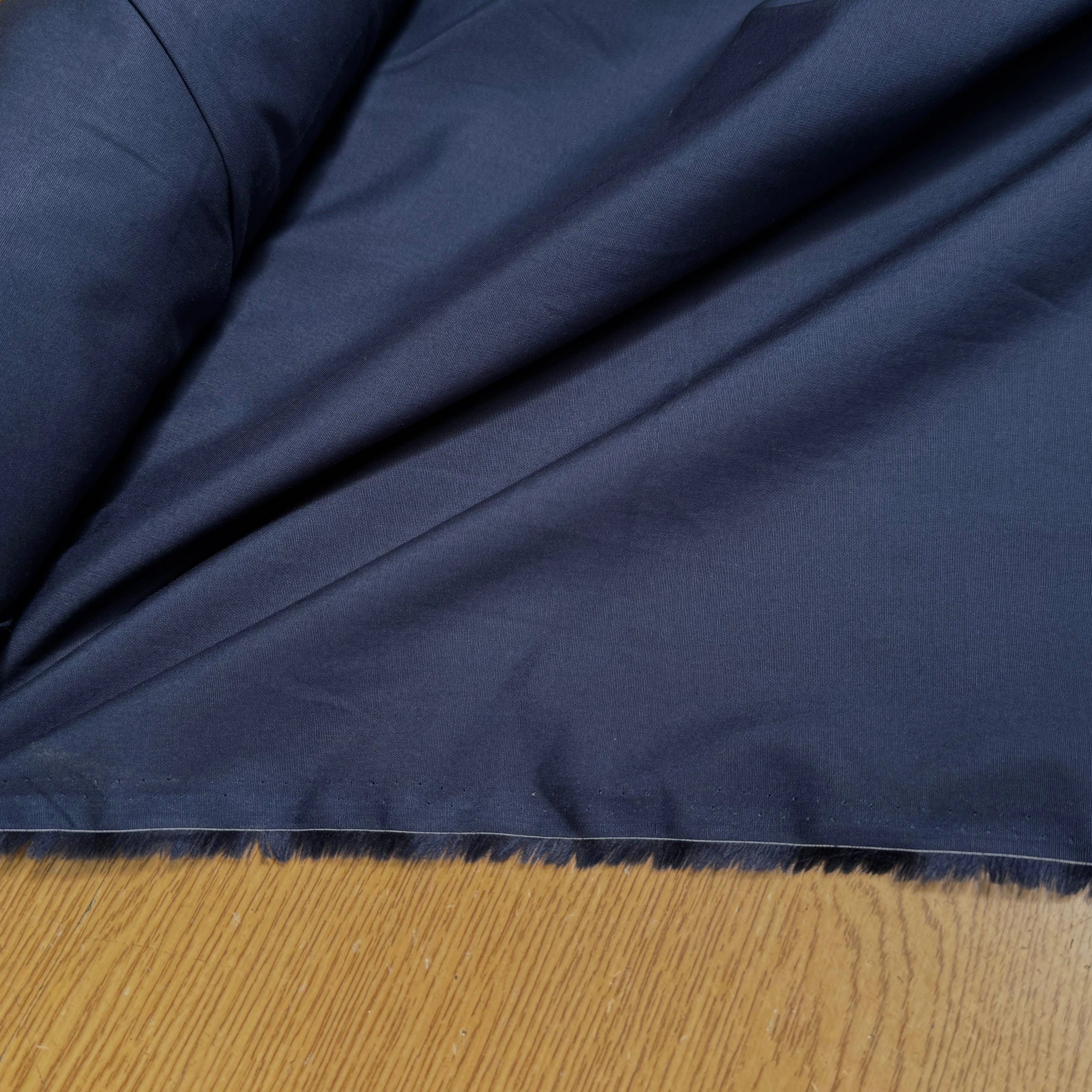 POPELINE DE COTON BLEU DENIM QUALITÉ COUTURE - My Little Coupon