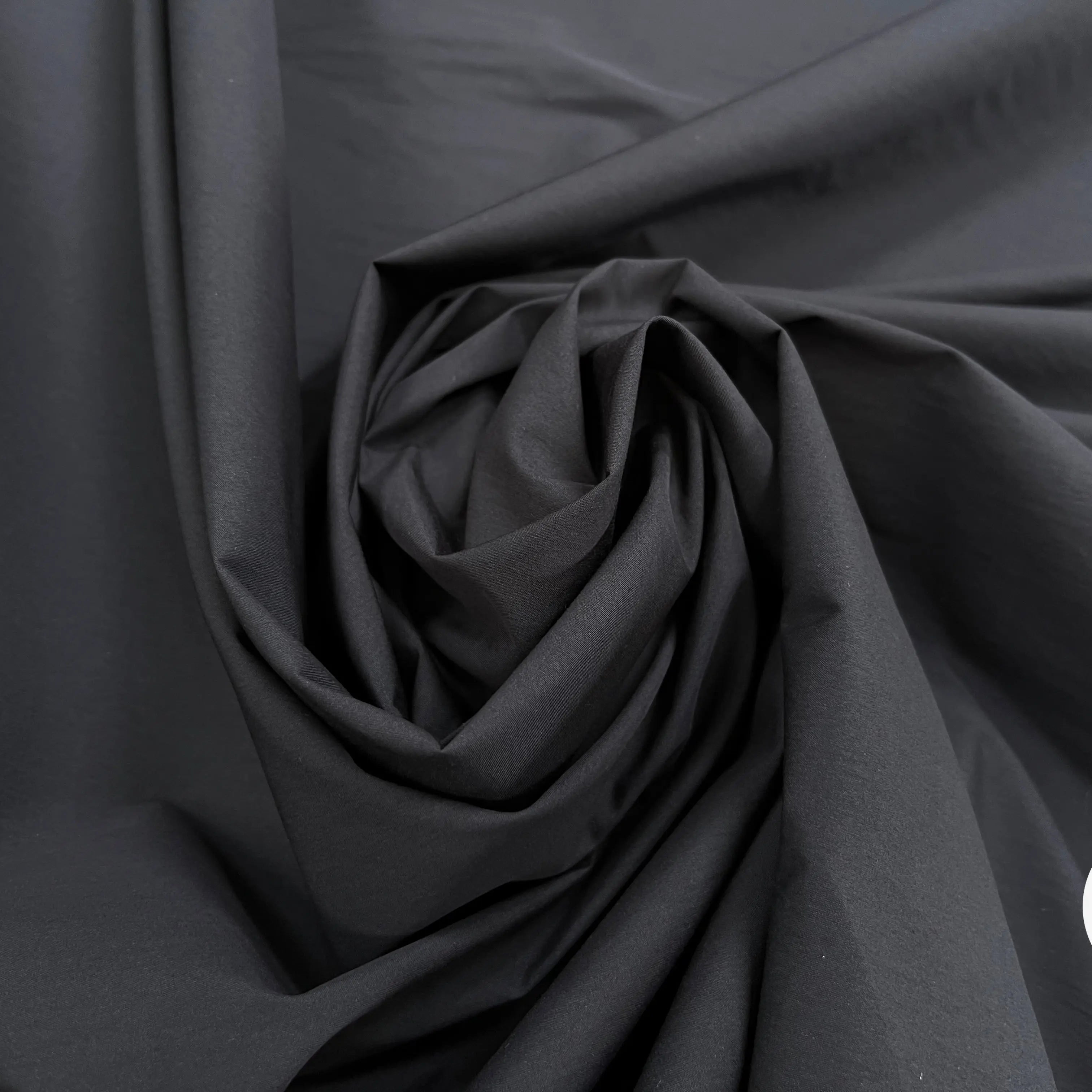 POPELINE DE COTON BLEU NUIT - My Little Coupon