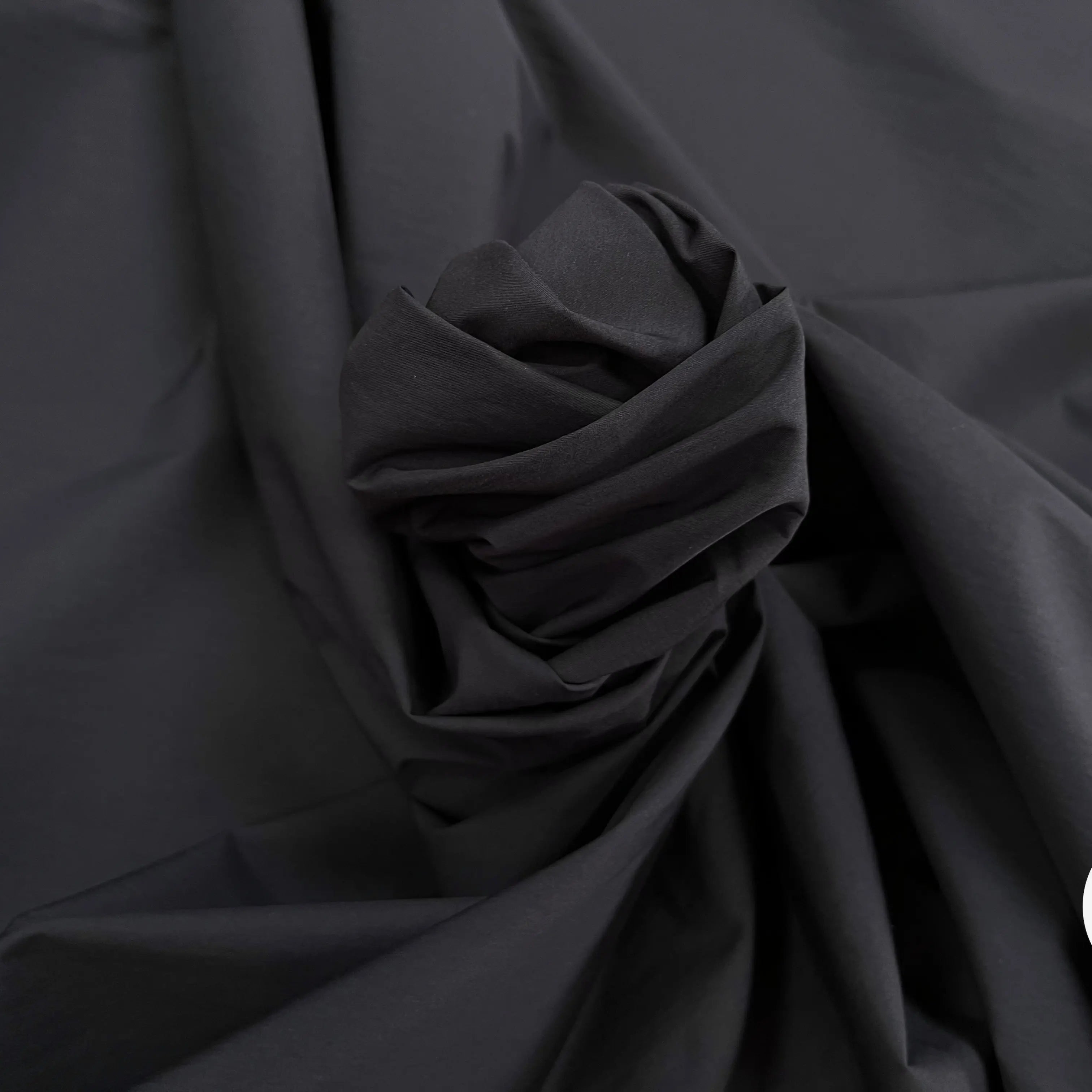 POPELINE DE COTON BLEU NUIT - My Little Coupon