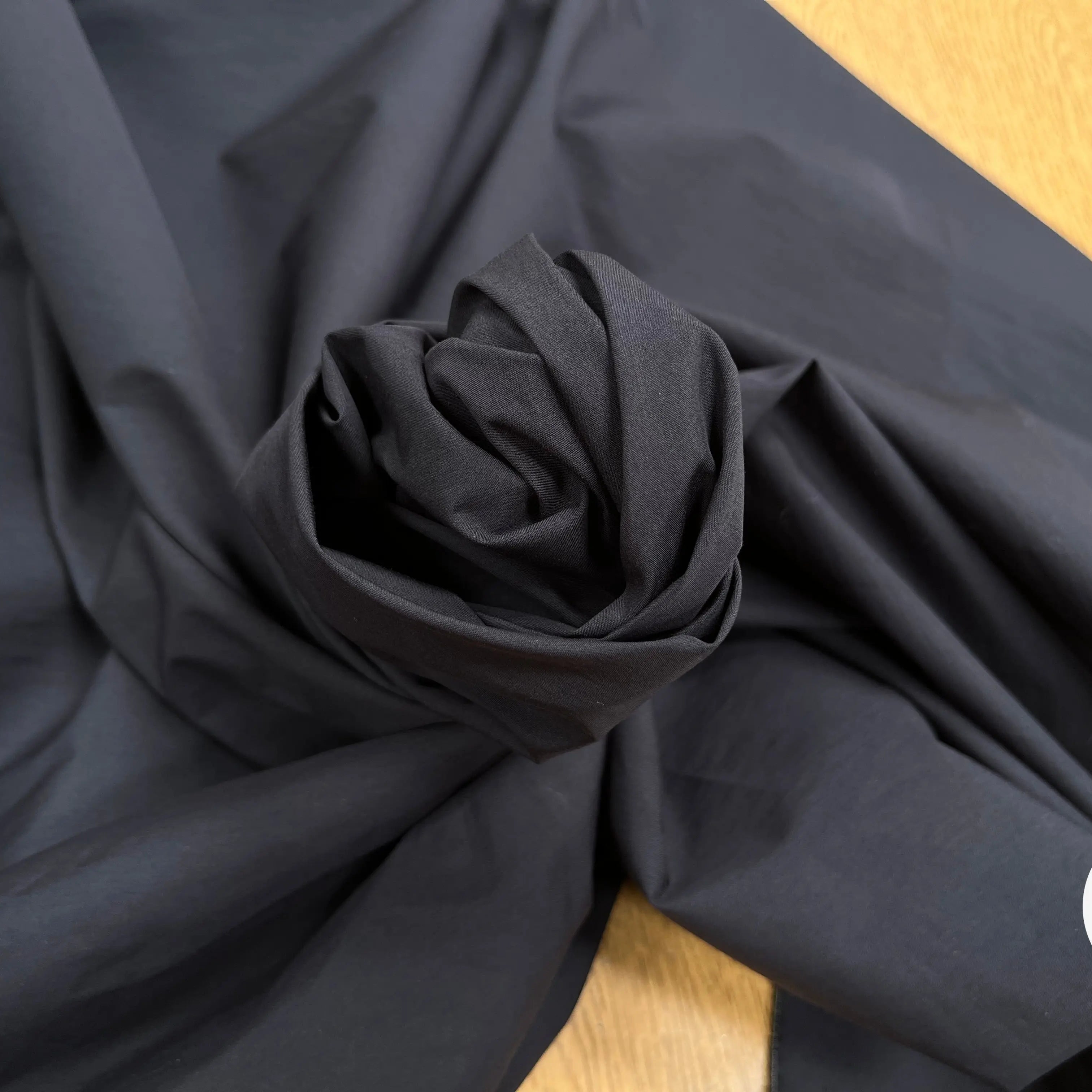 POPELINE DE COTON BLEU NUIT - My Little Coupon