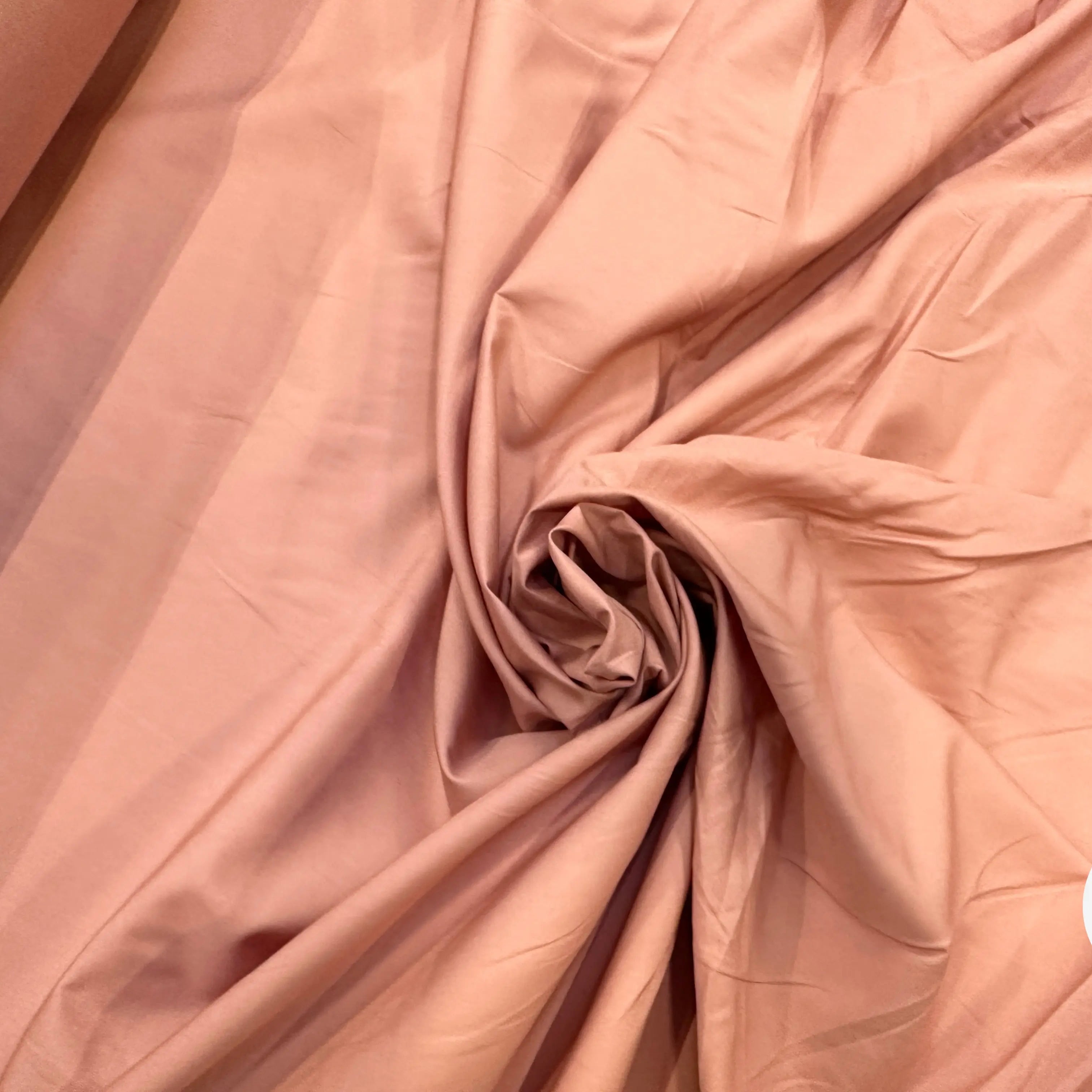 POPELINE DE COTON CAMEL NUDE - My Little Coupon