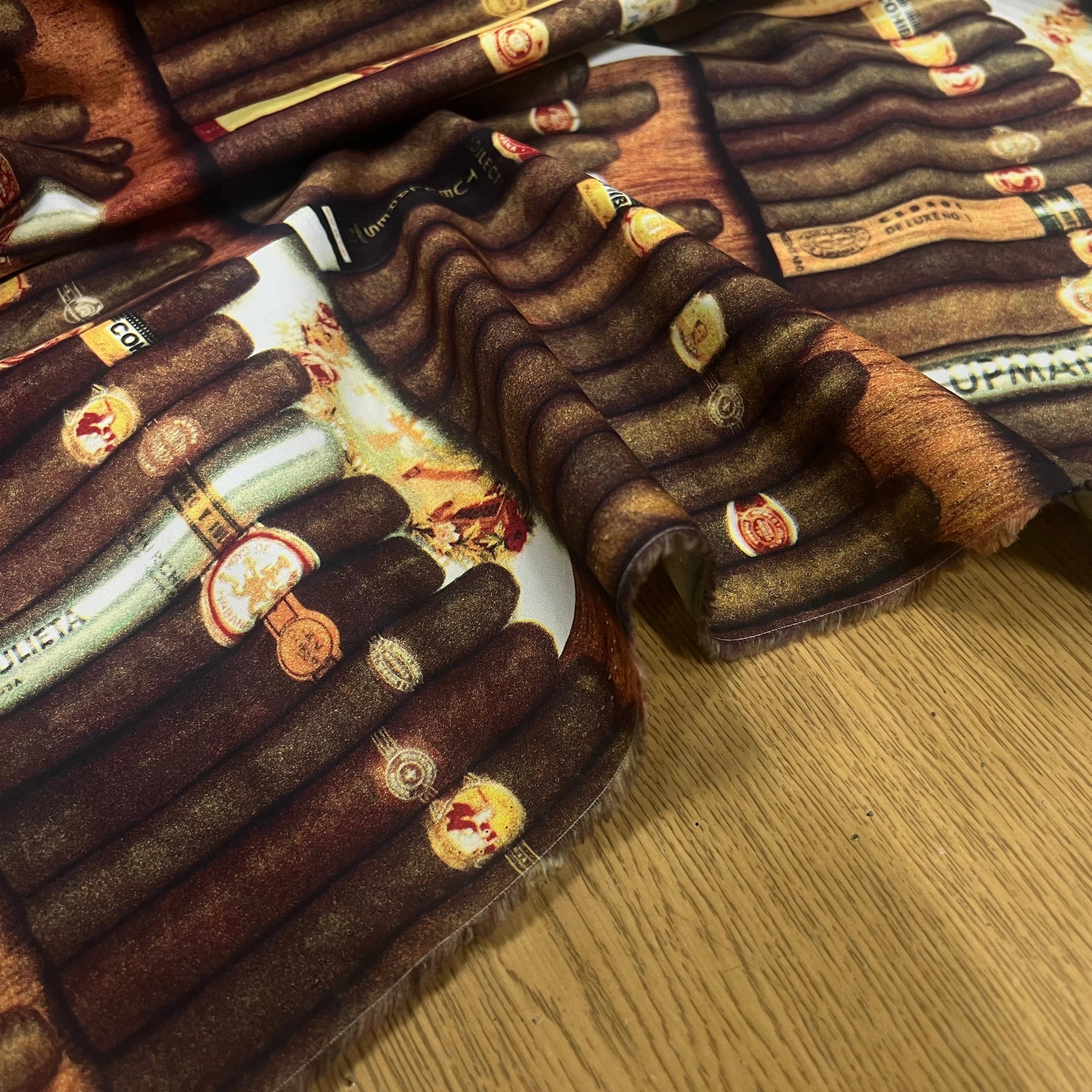 POPELINE DE COTON CIGARE - My Little Coupon