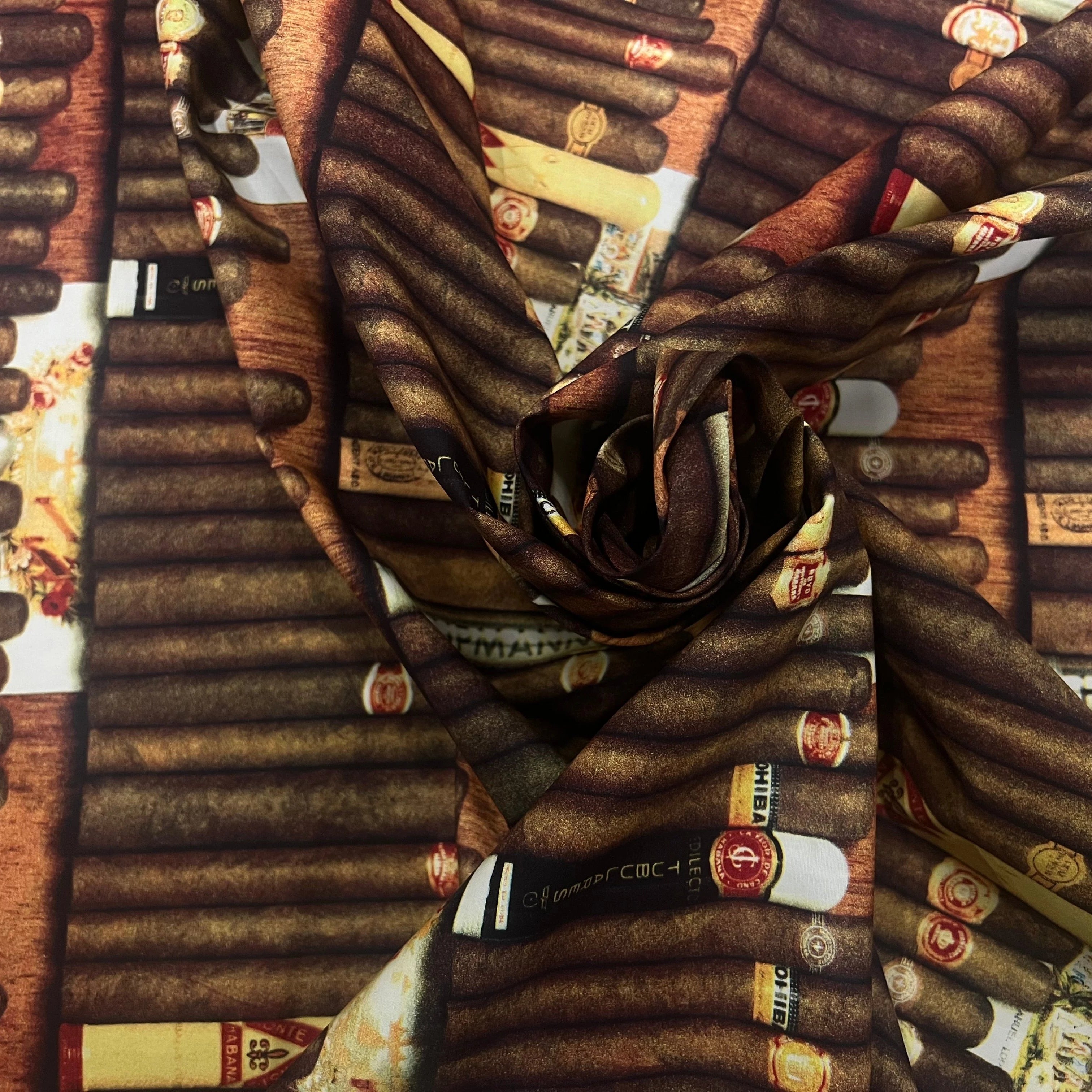 POPELINE DE COTON CIGARE - My Little Coupon