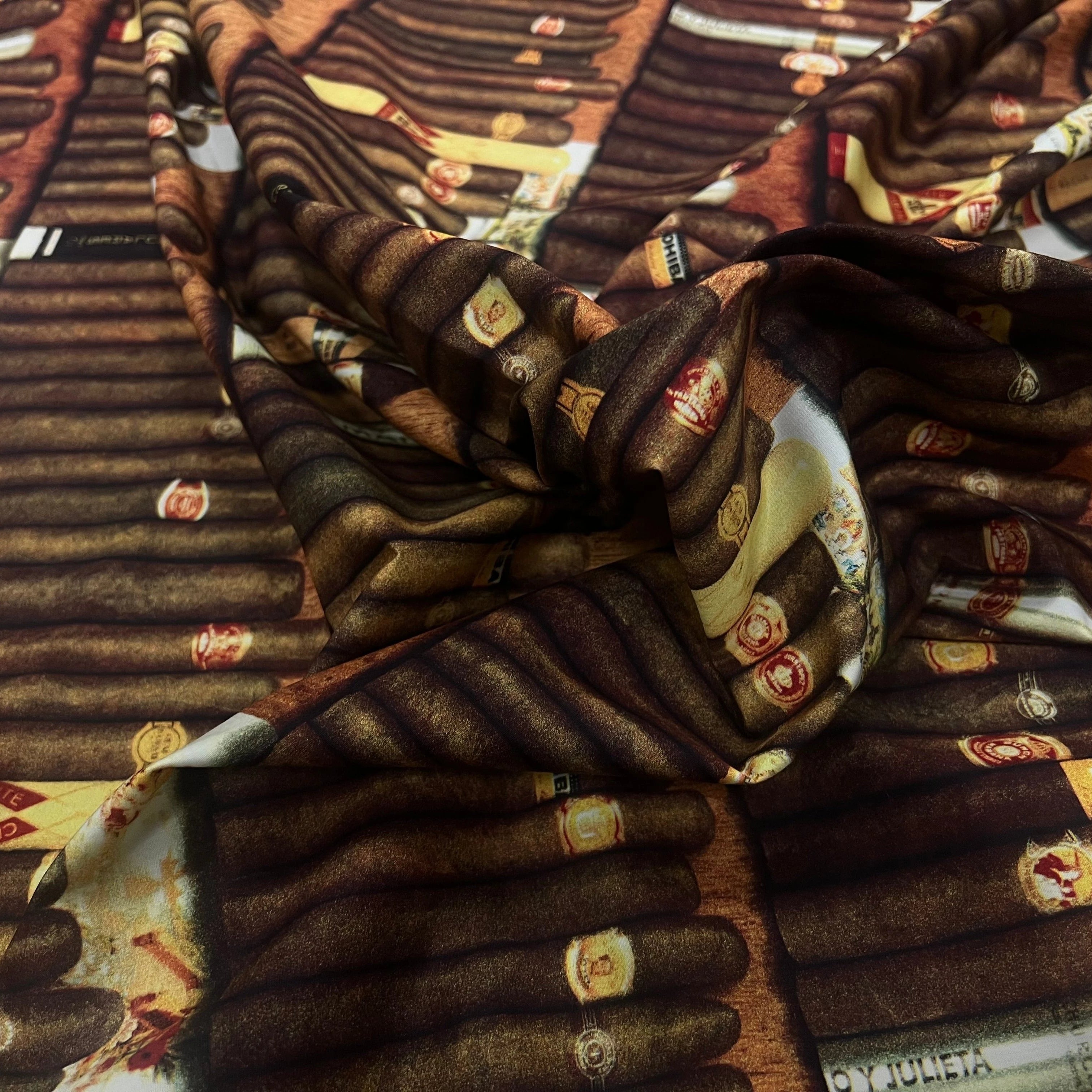 POPELINE DE COTON CIGARE - My Little Coupon