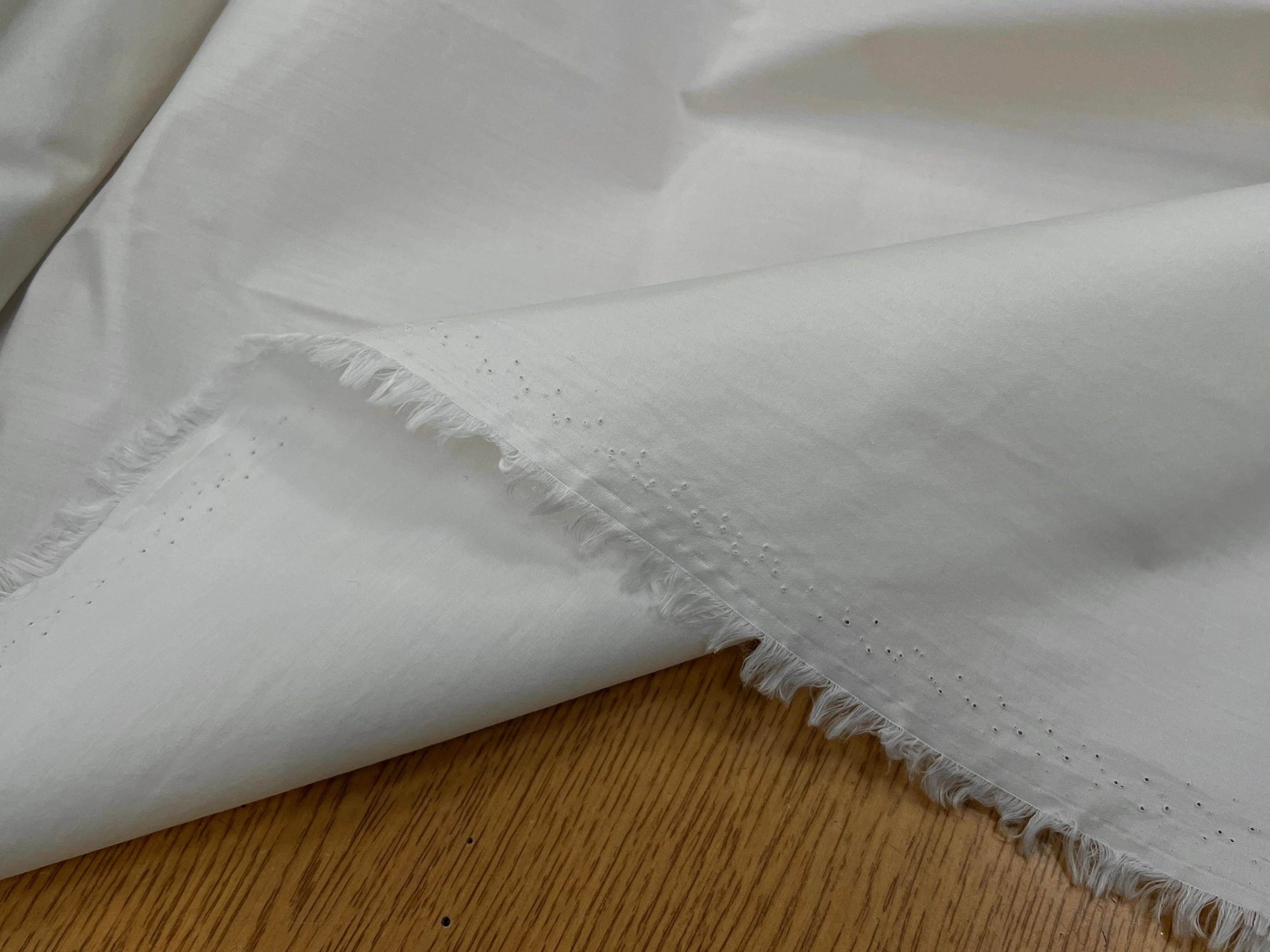 POPELINE DE COTON CRAQUANTE CRAIE 100% COTON 150CM - My Little Coupon