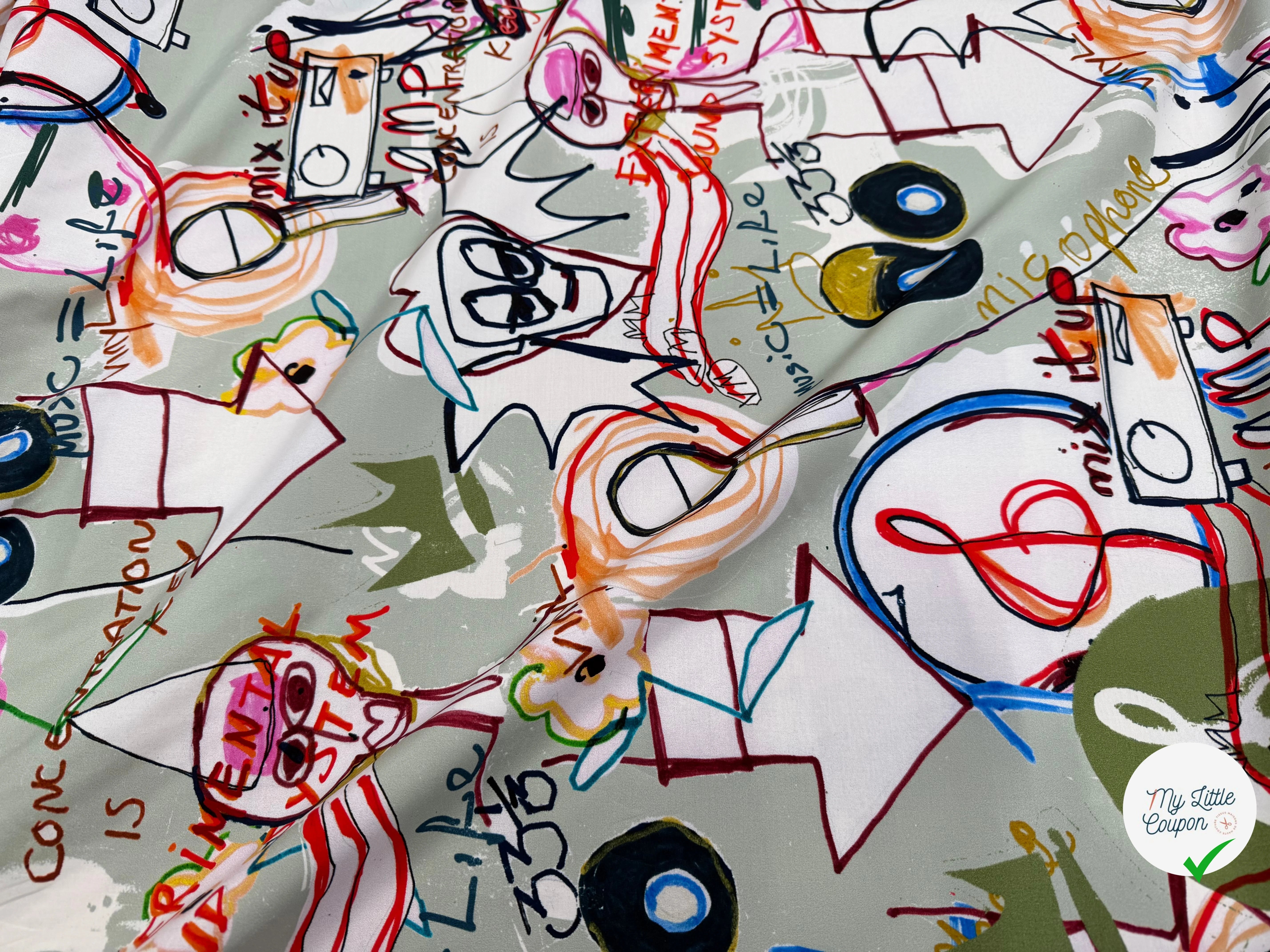 POPELINE DE COTON CRAQUANTE (STOCK ULTRA LIMITÉ) - My Little Coupon