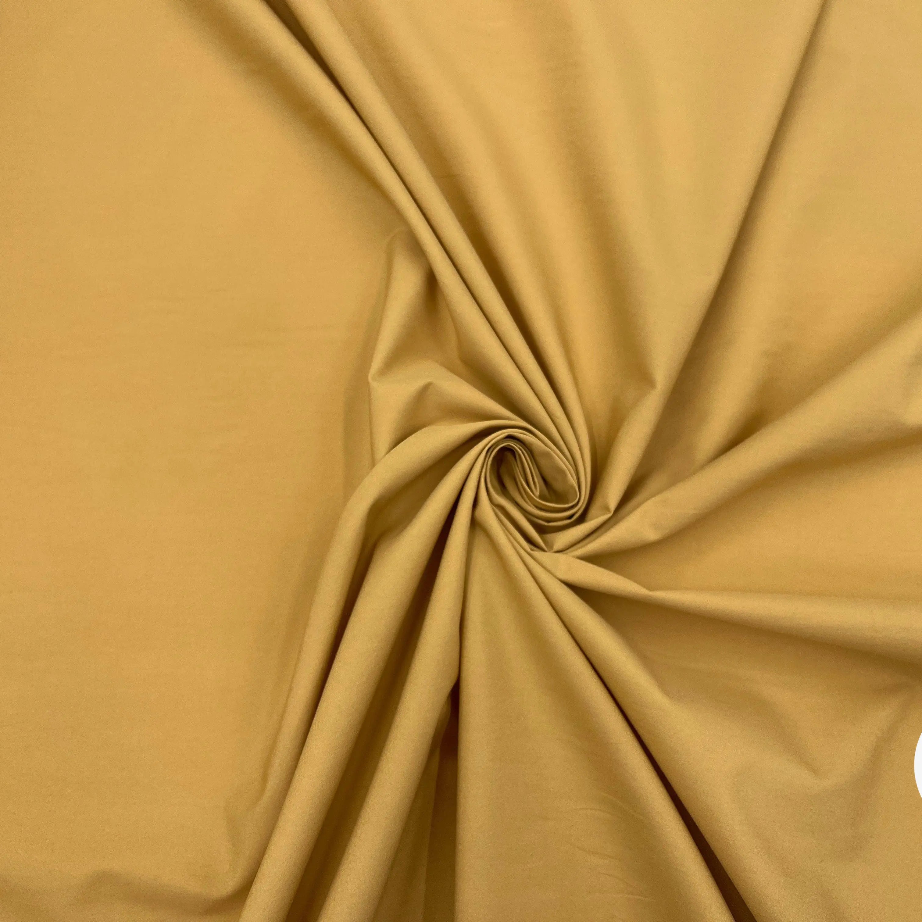 POPELINE DE COTON FEUILLE DE HAVANE - My Little Coupon - tissu - coudre