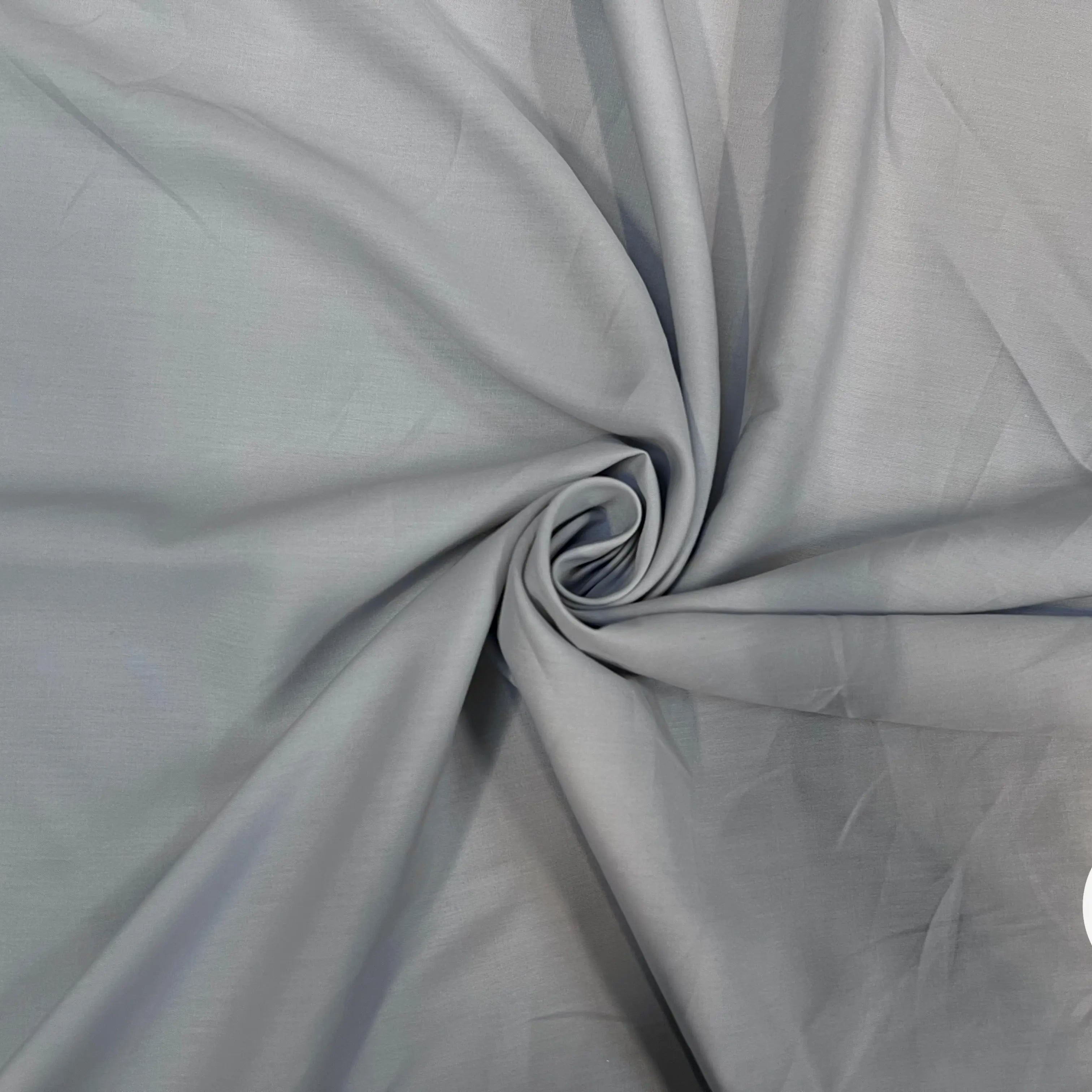 POPELINE DE COTON GRIS - My Little Coupon