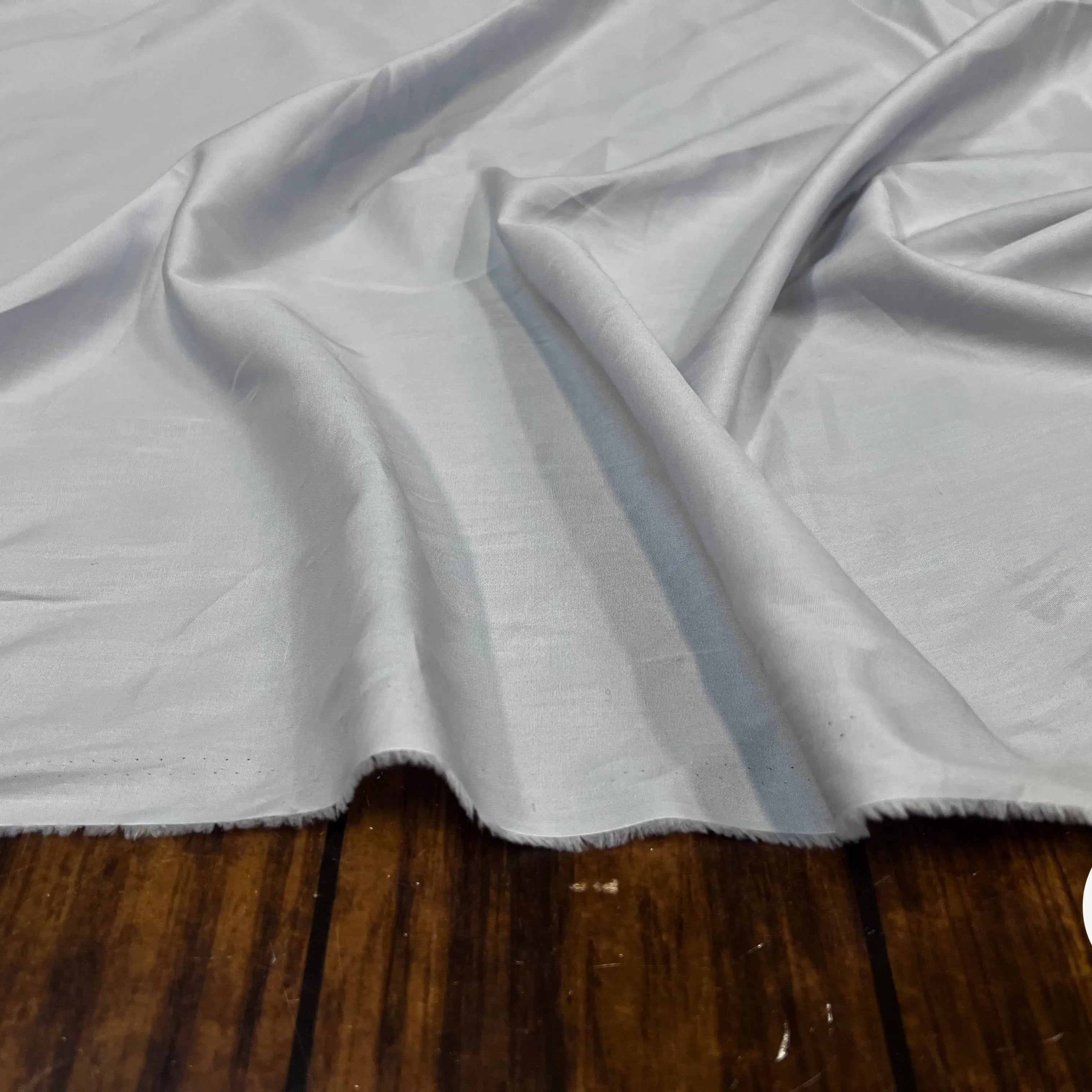 POPELINE DE COTON GRIS - My Little Coupon