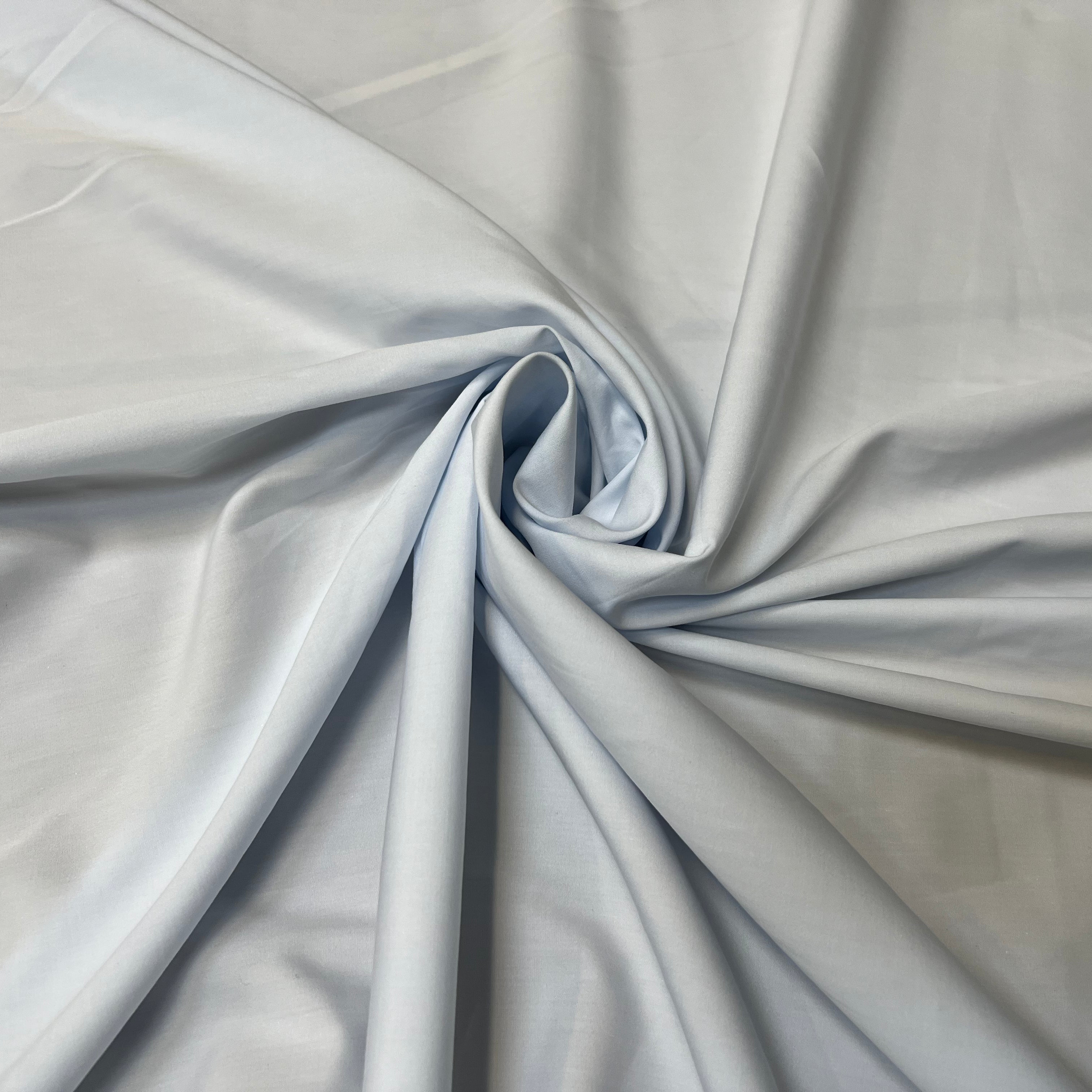 POPELINE DE COTON PREMIUM LIGHT BLUE - My Little Coupon