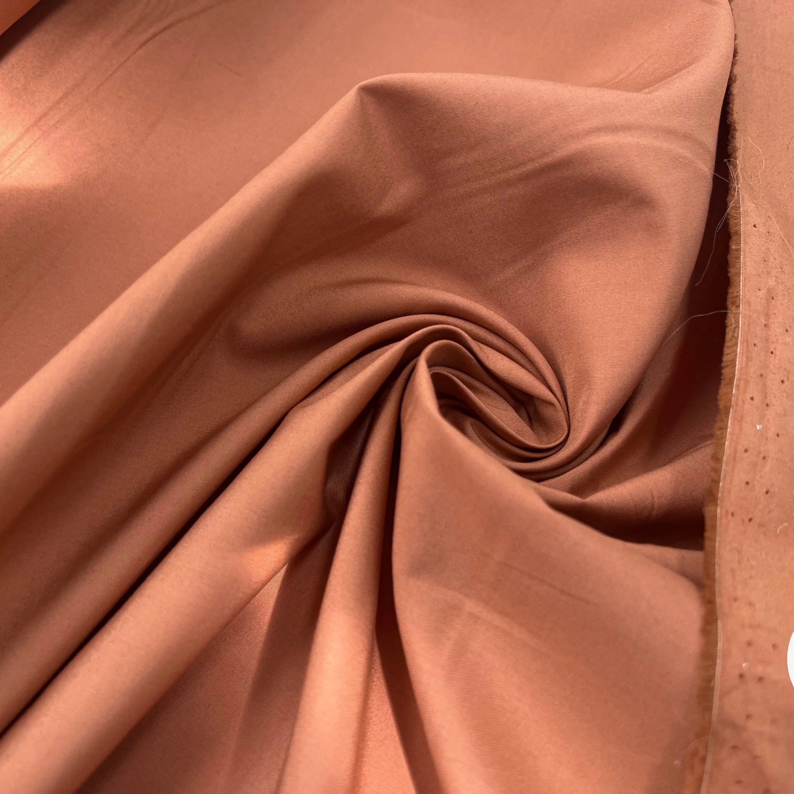 POPELINE DE COTON QUALITÉ JAPON TERRE DE TOSCANE MSO