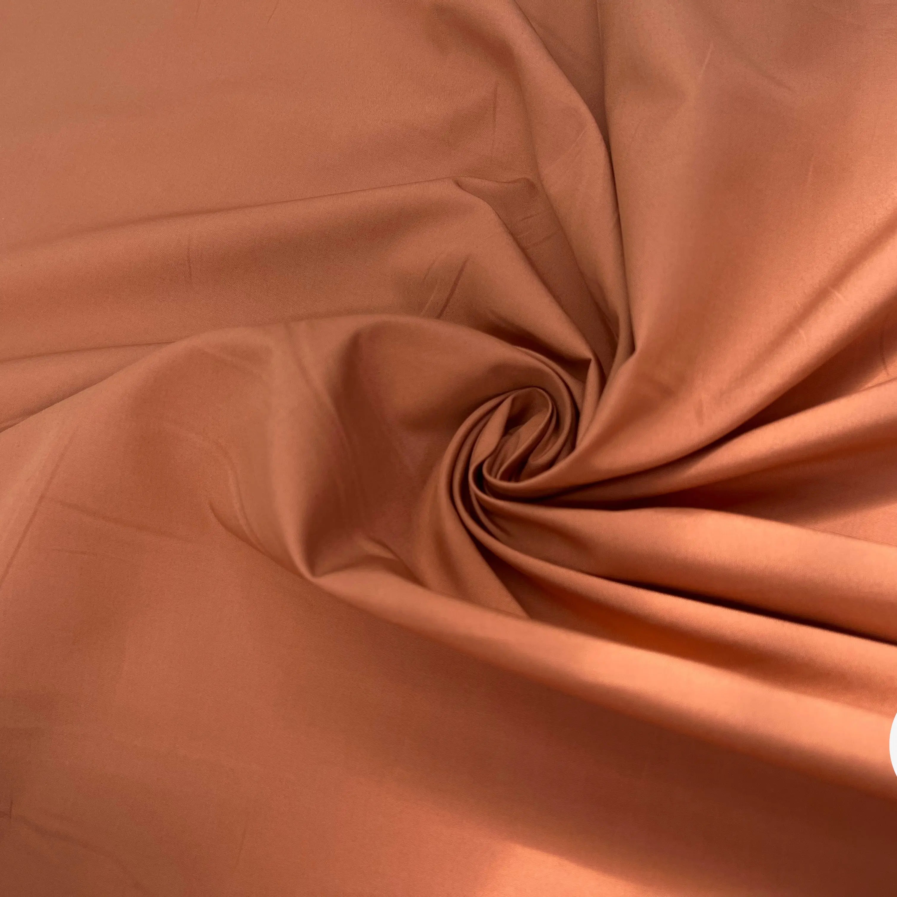 POPELINE DE COTON QUALITÉ JAPON TERRE DE TOSCANE MSO