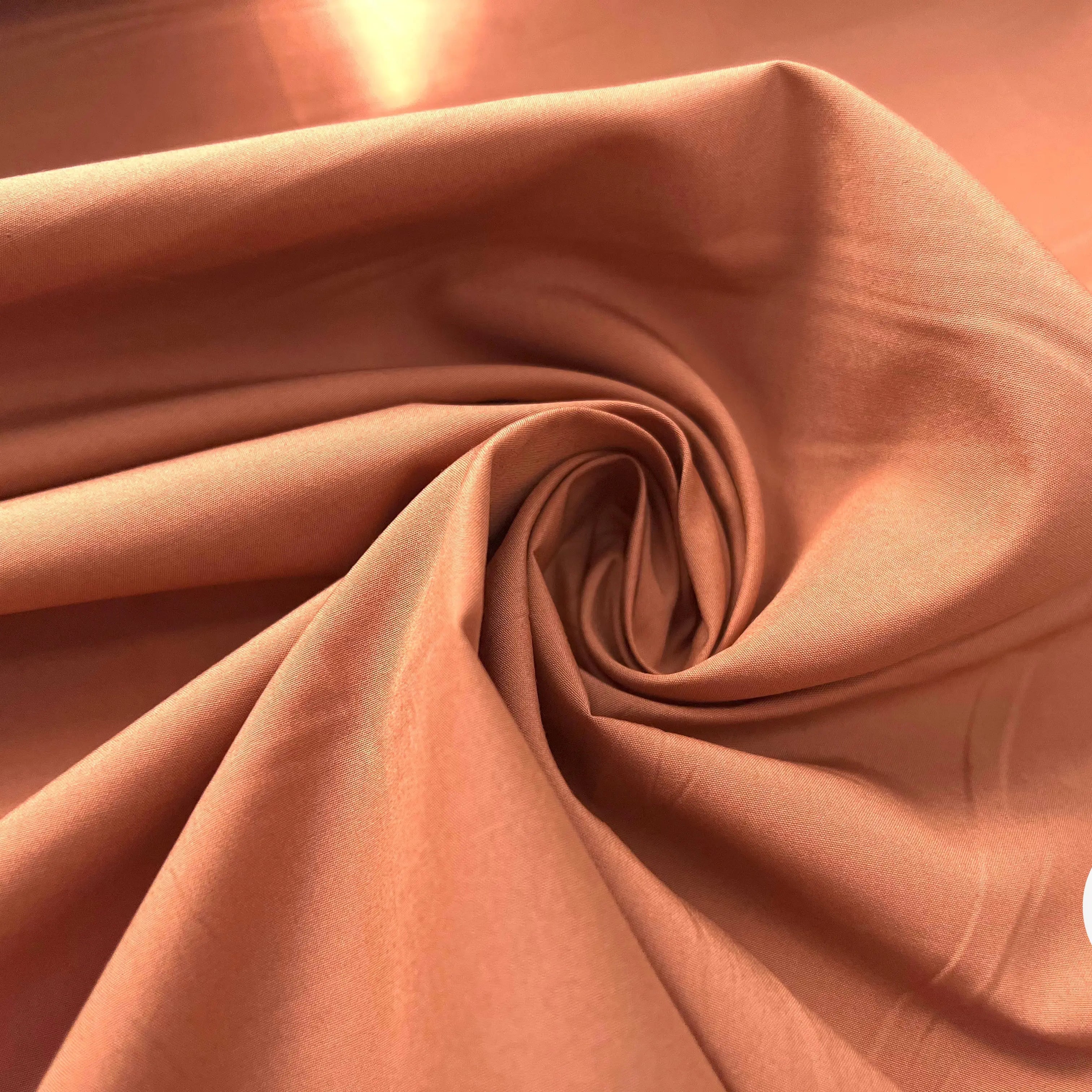 POPELINE DE COTON QUALITÉ JAPON TERRE DE TOSCANE MSO