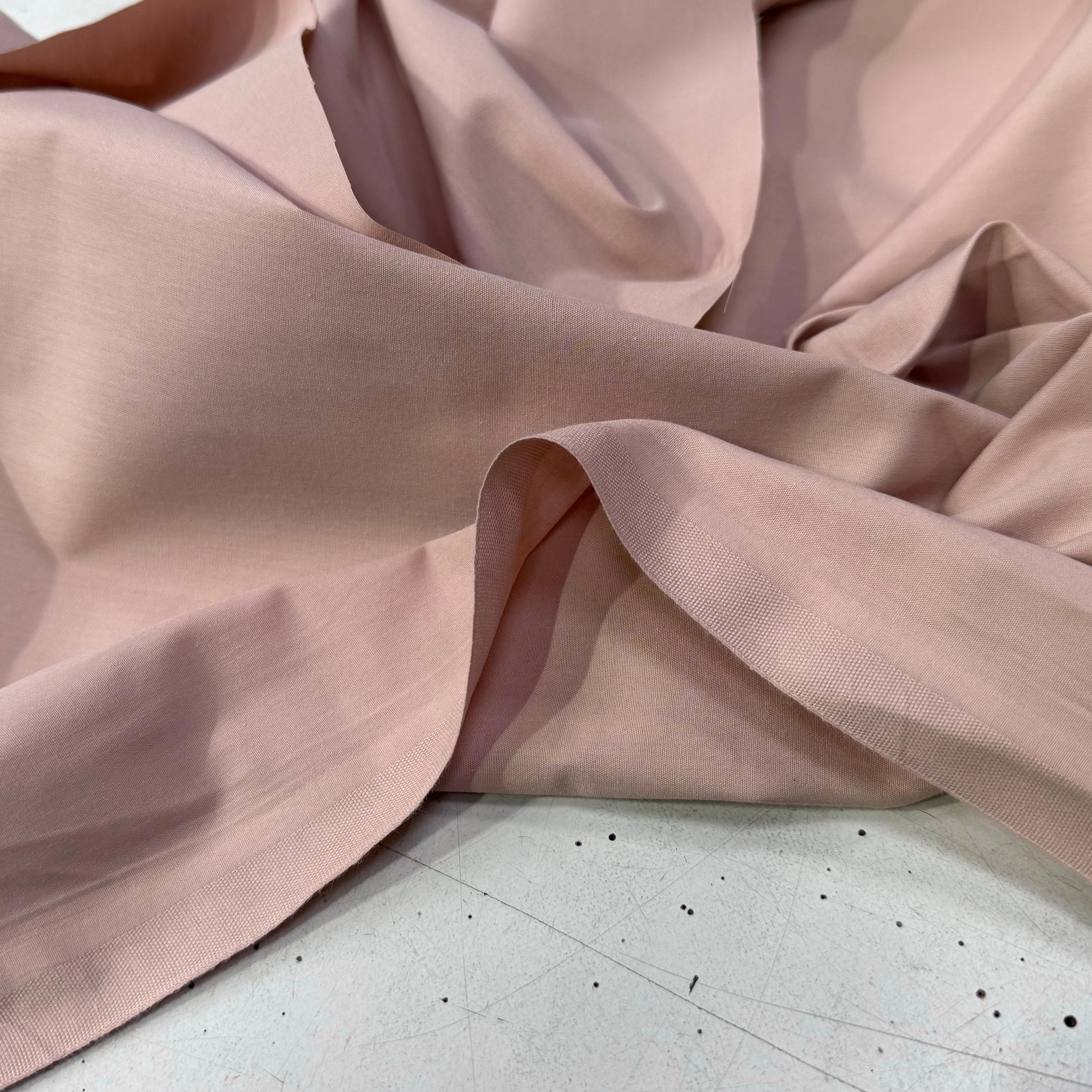 POPELINE DE COTON ROSE 150 CM - My Little Coupon