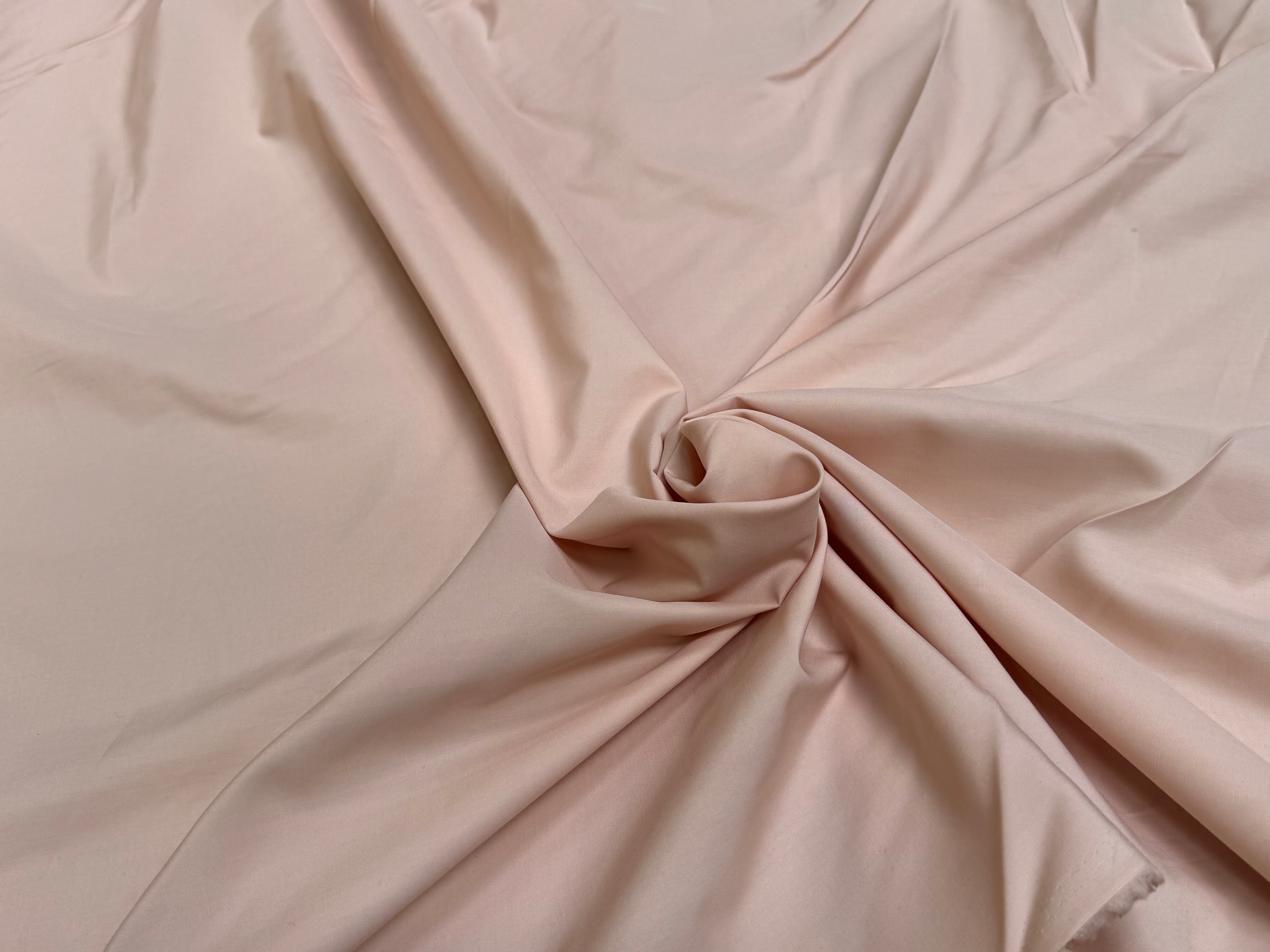 POPELINE DE COTON ROSE SAUMON COUTURE - My Little Coupon