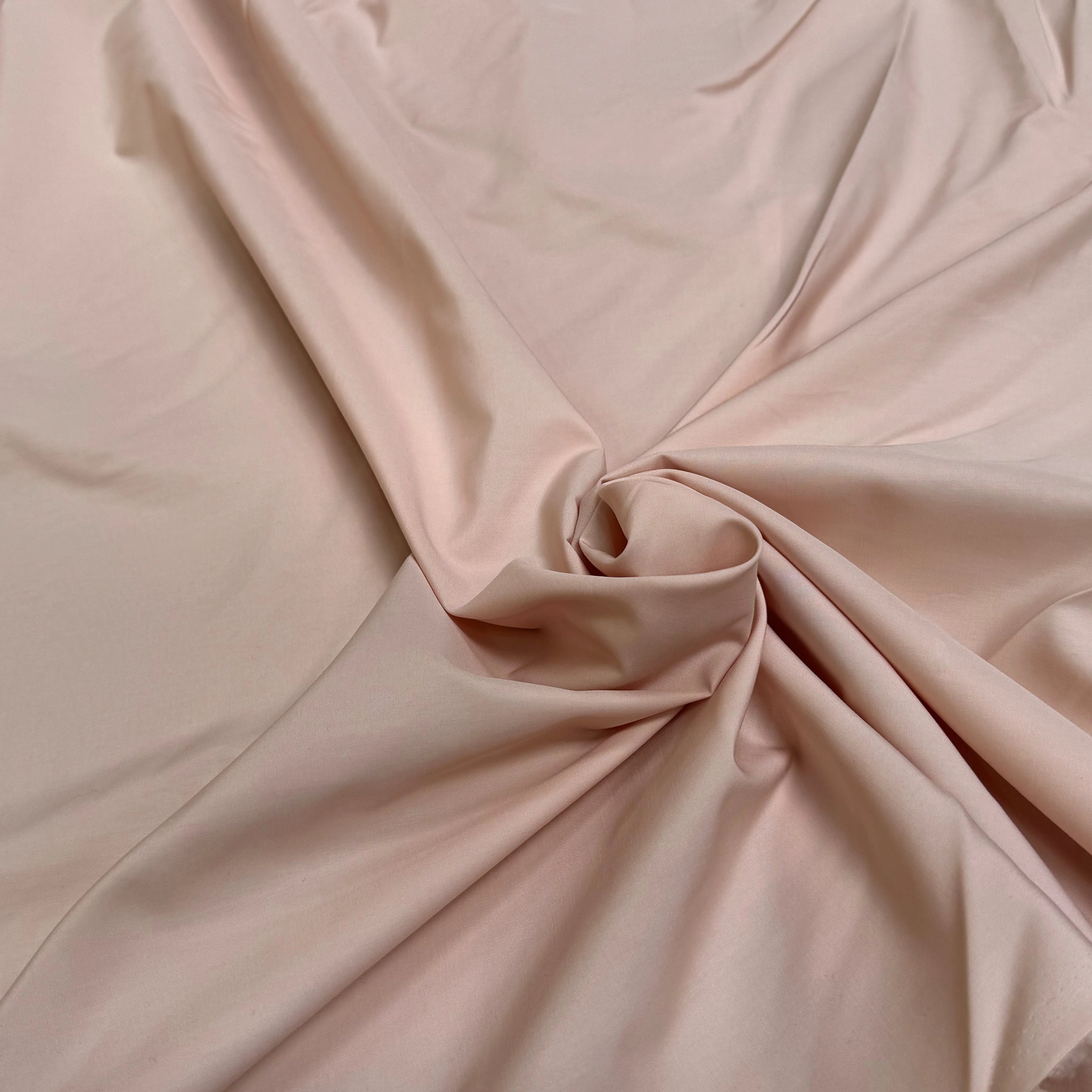 POPELINE DE COTON ROSE SAUMON COUTURE - My Little Coupon
