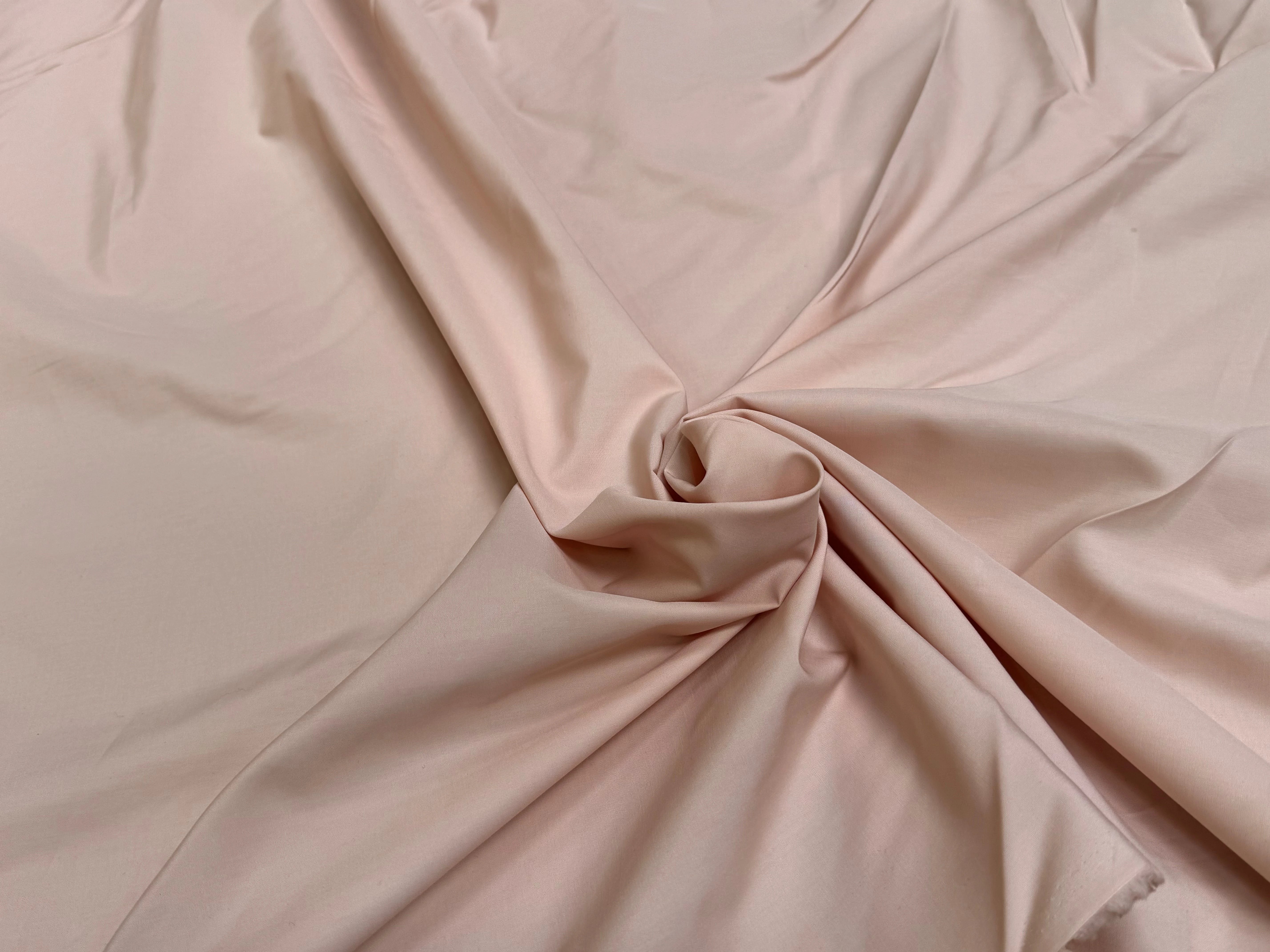 POPELINE DE COTON ROSE SAUMON COUTURE - My Little Coupon