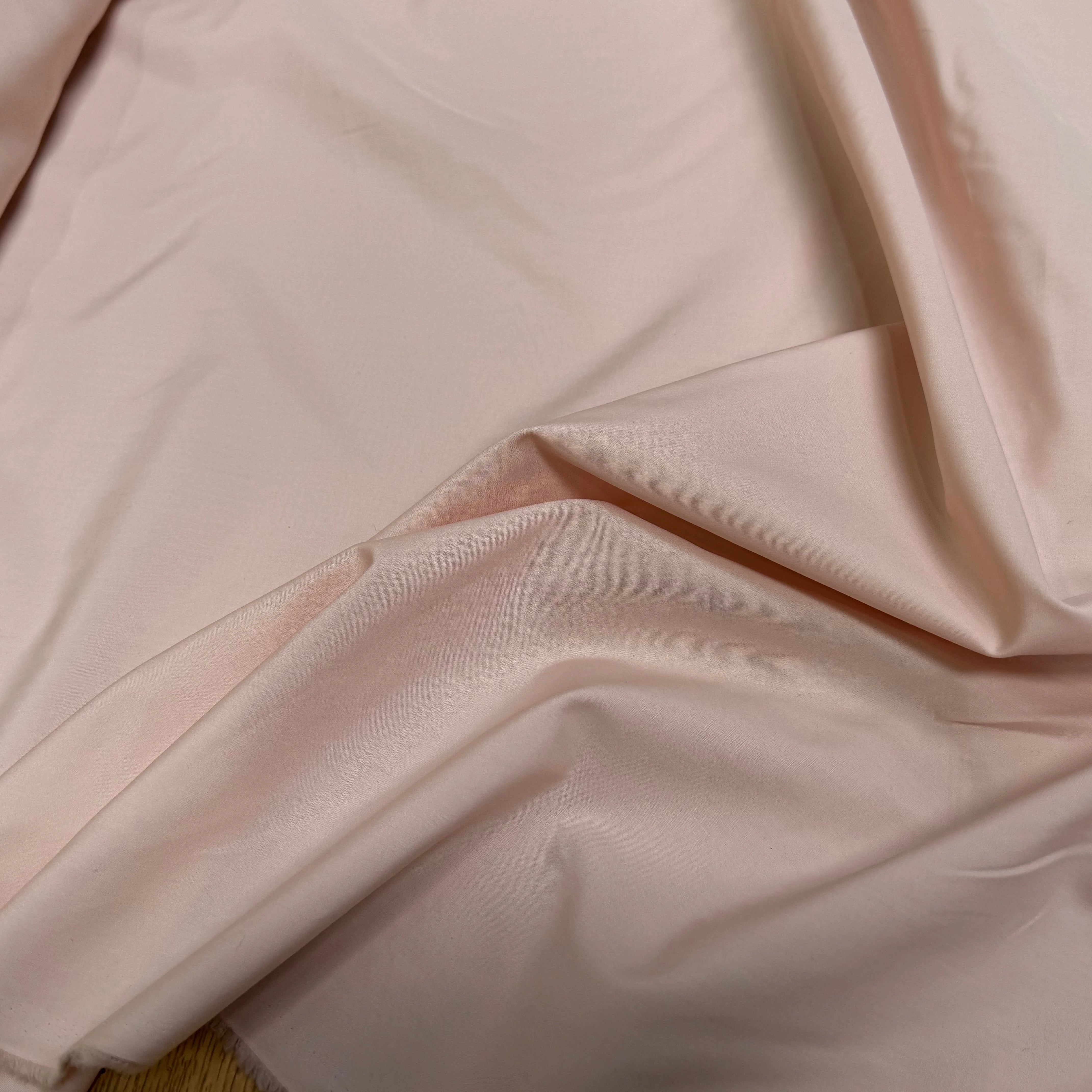 POPELINE DE COTON ROSE SAUMON COUTURE - My Little Coupon