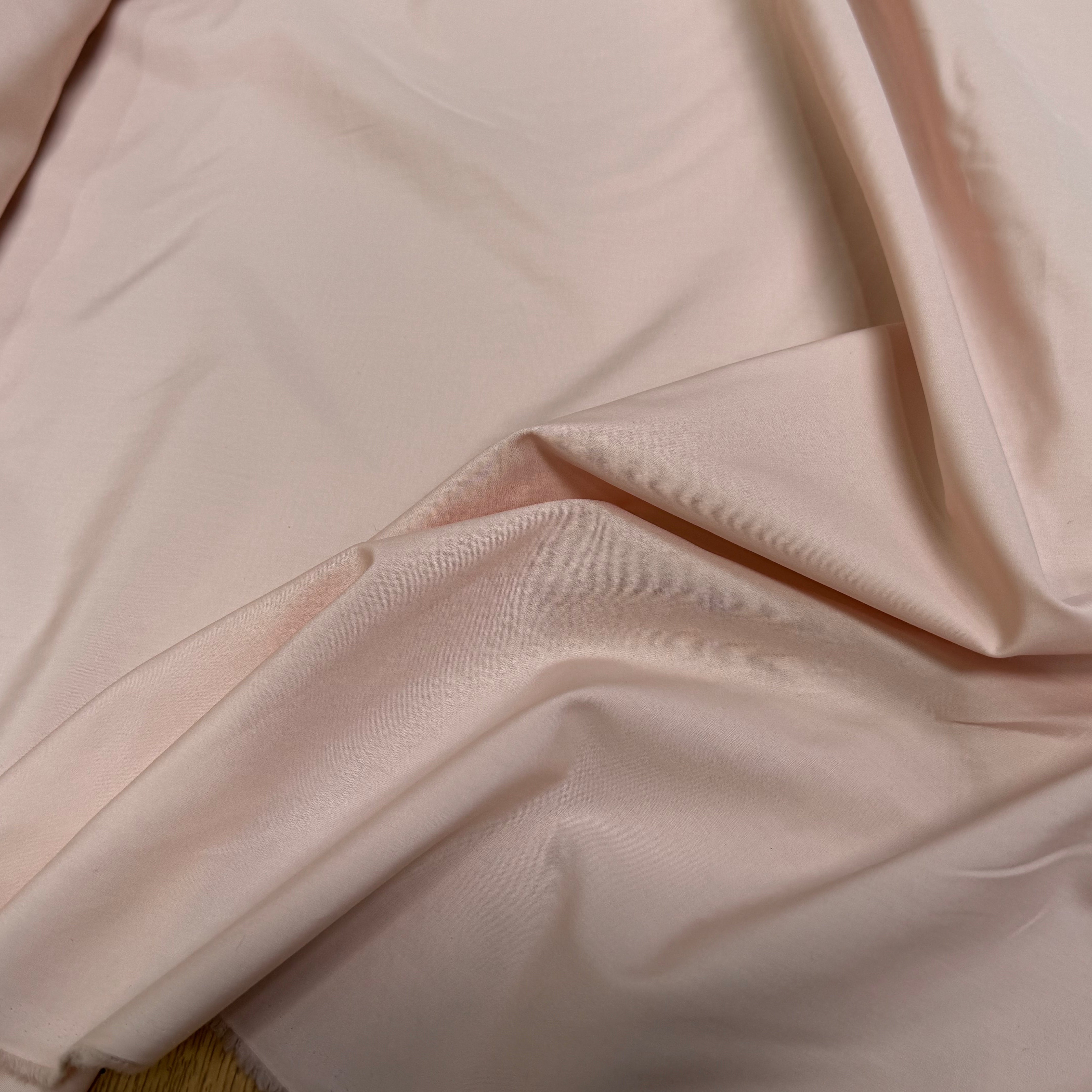 POPELINE DE COTON ROSE SAUMON COUTURE - My Little Coupon