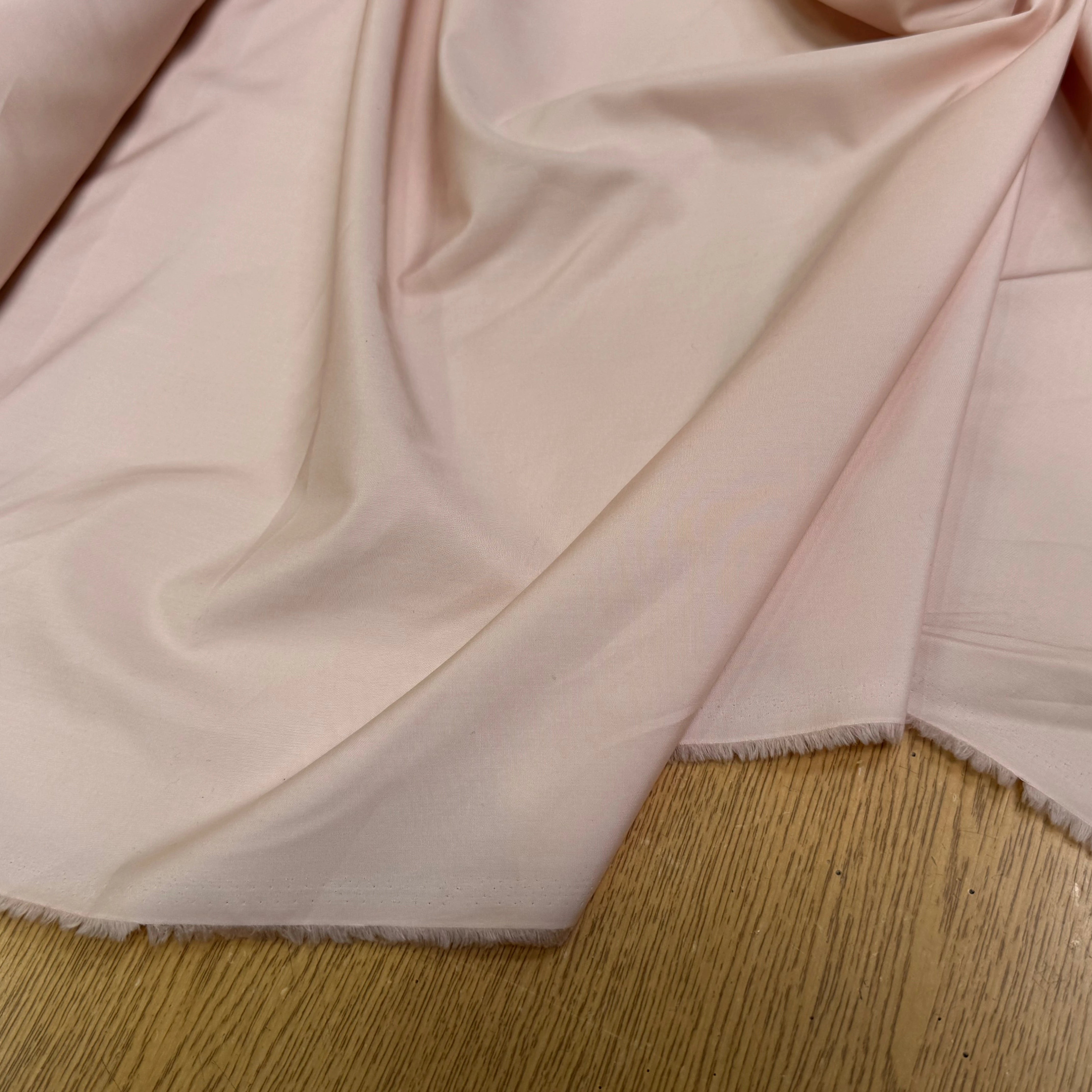 POPELINE DE COTON ROSE SAUMON COUTURE - My Little Coupon