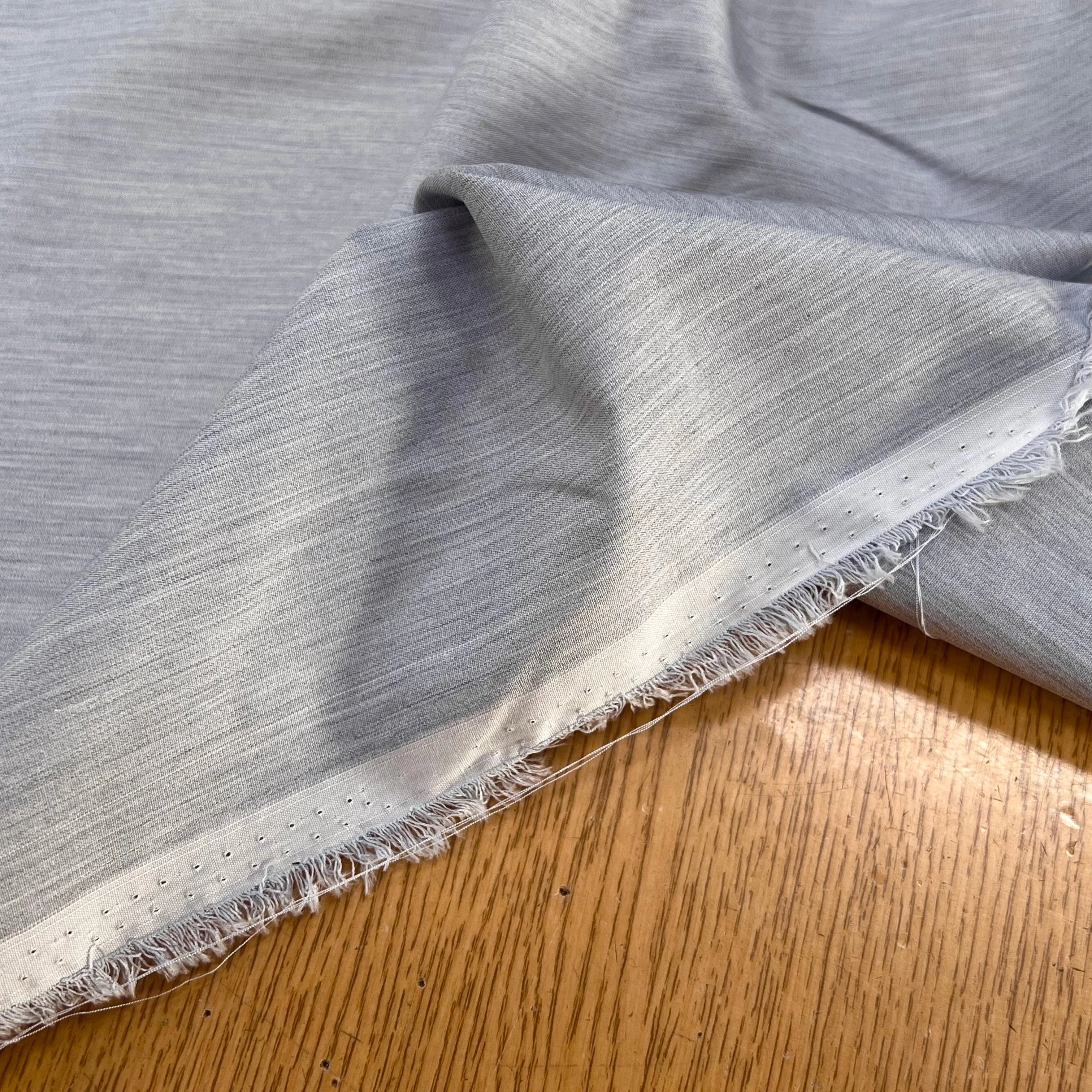 POPELINE DE COTON SOUPLE GRISE 147CM - My Little Coupon