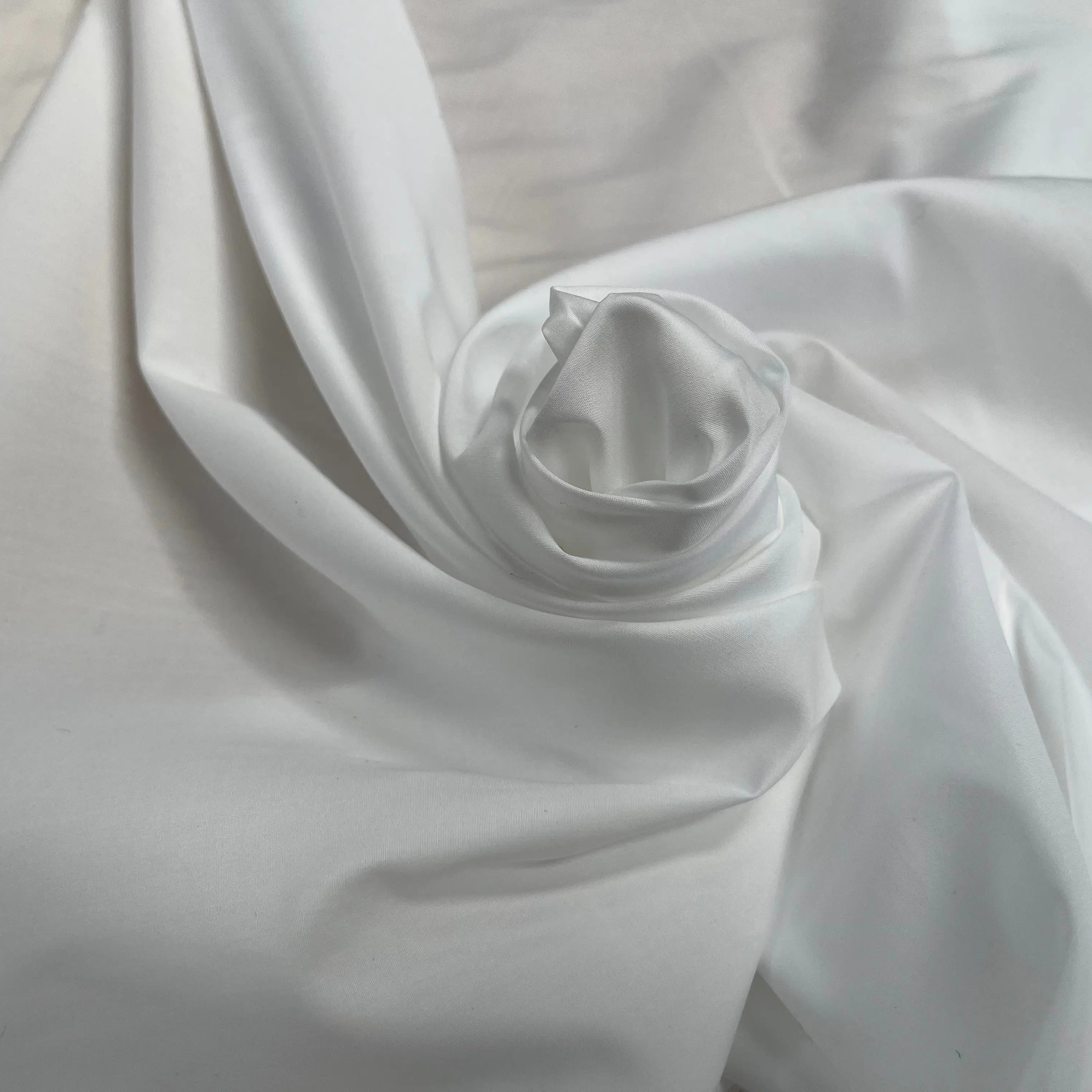 POPELINE DE COTON UNI BLANCHE - My Little Coupon