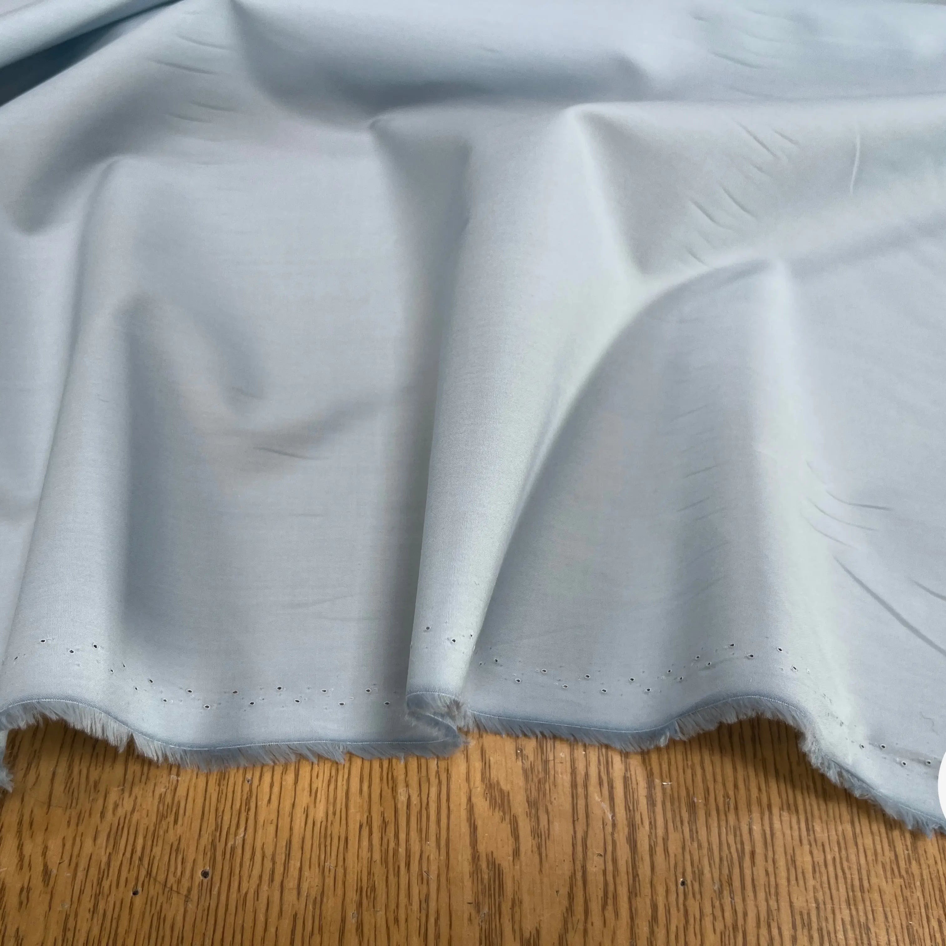 POPELINE DE COTON UNI BLEU CIEL - My Little Coupon