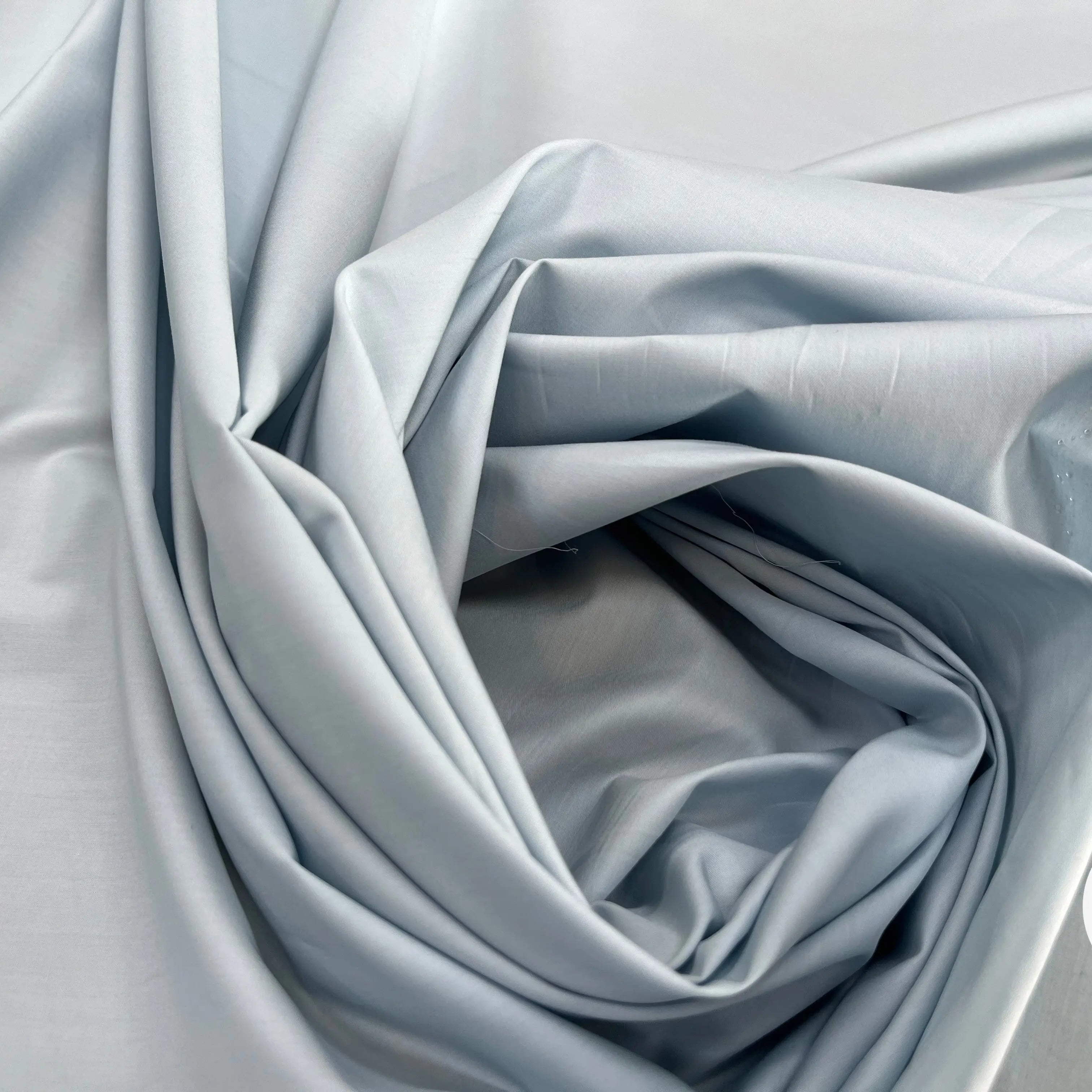 POPELINE DE COTON UNI BLEU CIEL - My Little Coupon