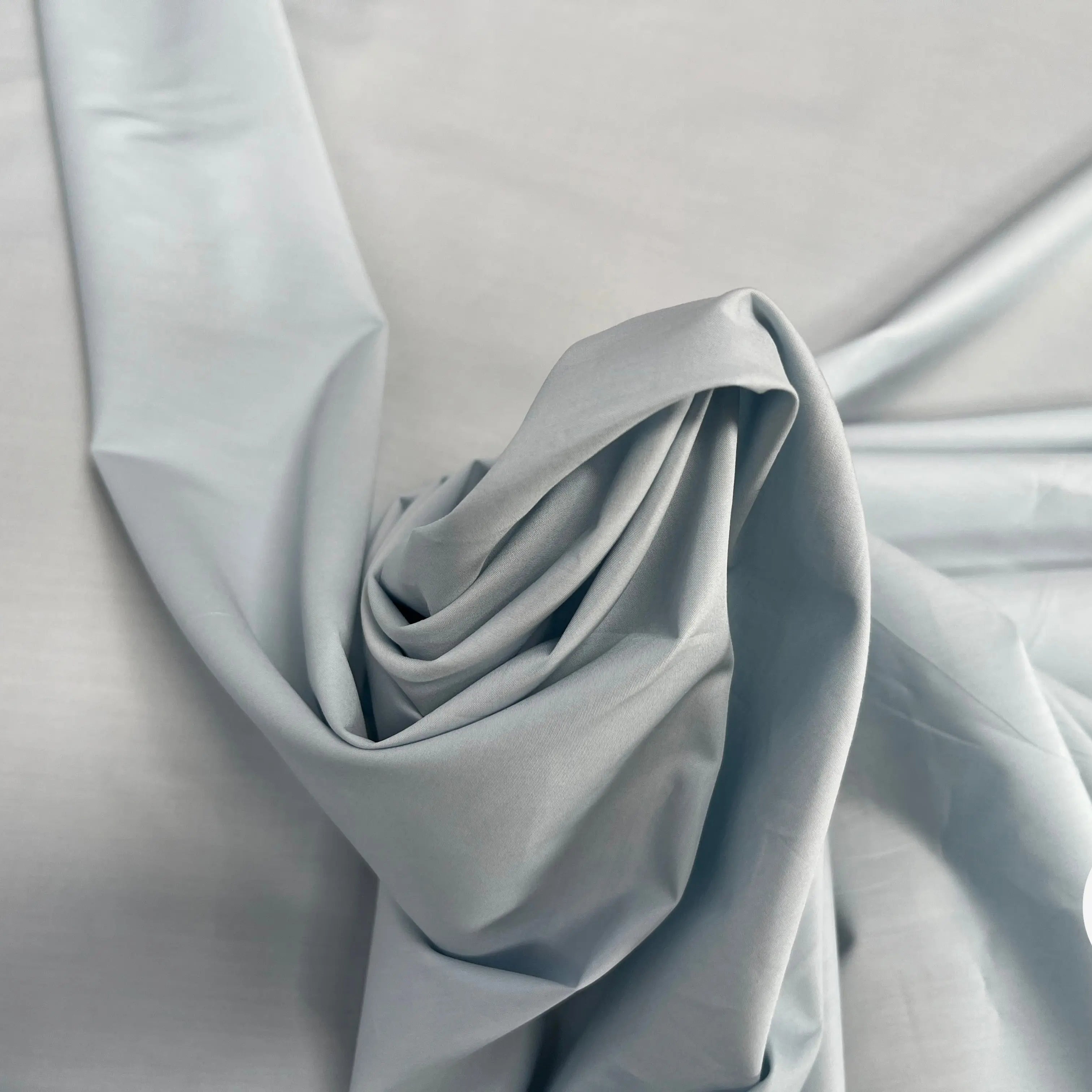 POPELINE DE COTON UNI BLEU CIEL - My Little Coupon