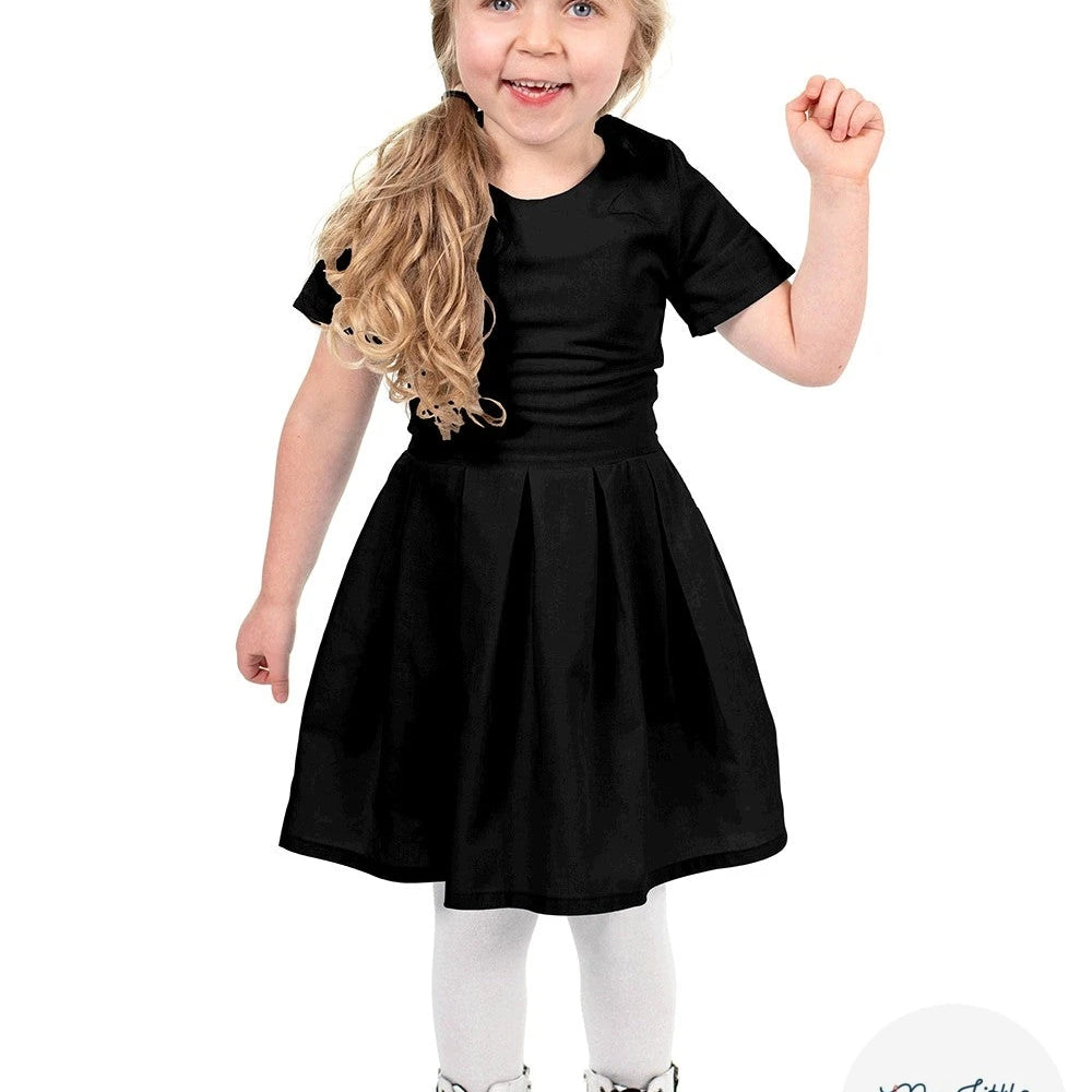 POPELINE DE COTON UNICOLORE NOIR - My Little Coupon