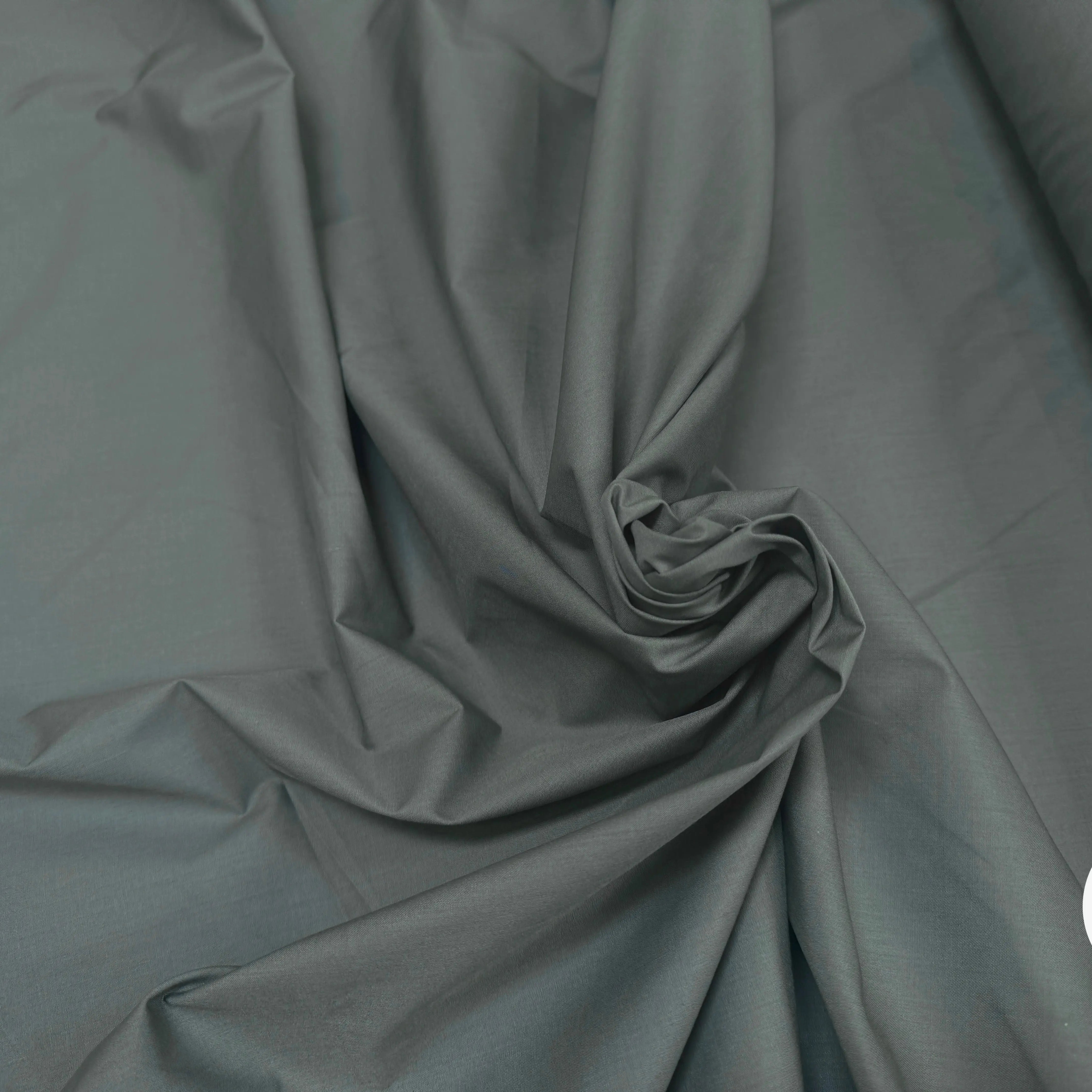 POPELINE DE COTON VERT STACK - My Little Coupon